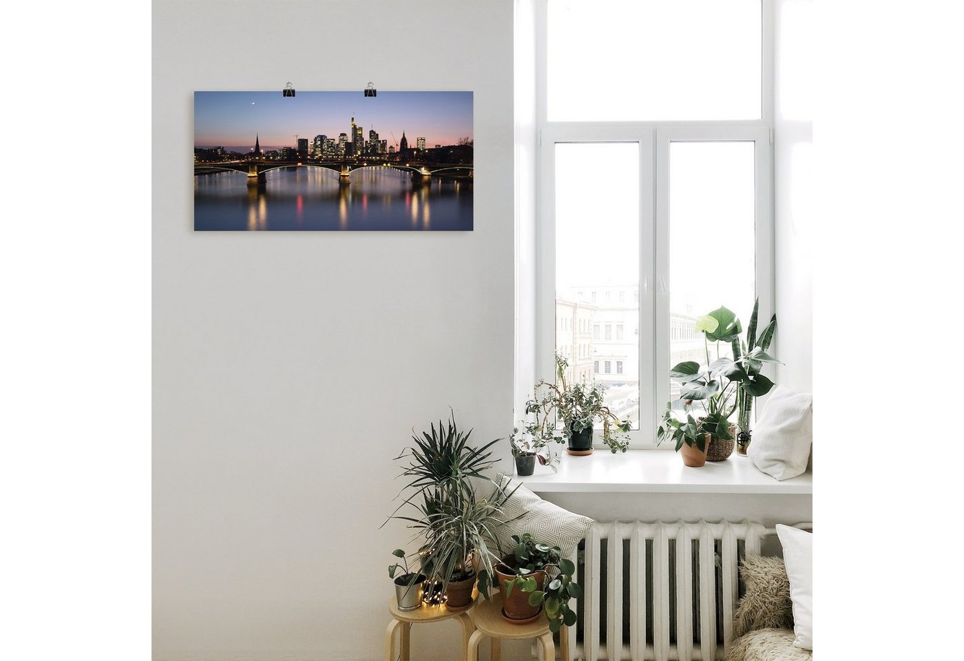 Artland Wandbild »Skyline 1«, Deutschland (1 Stück), in vielen Größen & Produktarten - Alubild / Outdoorbild für den Außenbereich, Leinwandbild, Poster, Wandaufkleber / Wandtattoo auch für Badezimmer geeignet-HomeTrends