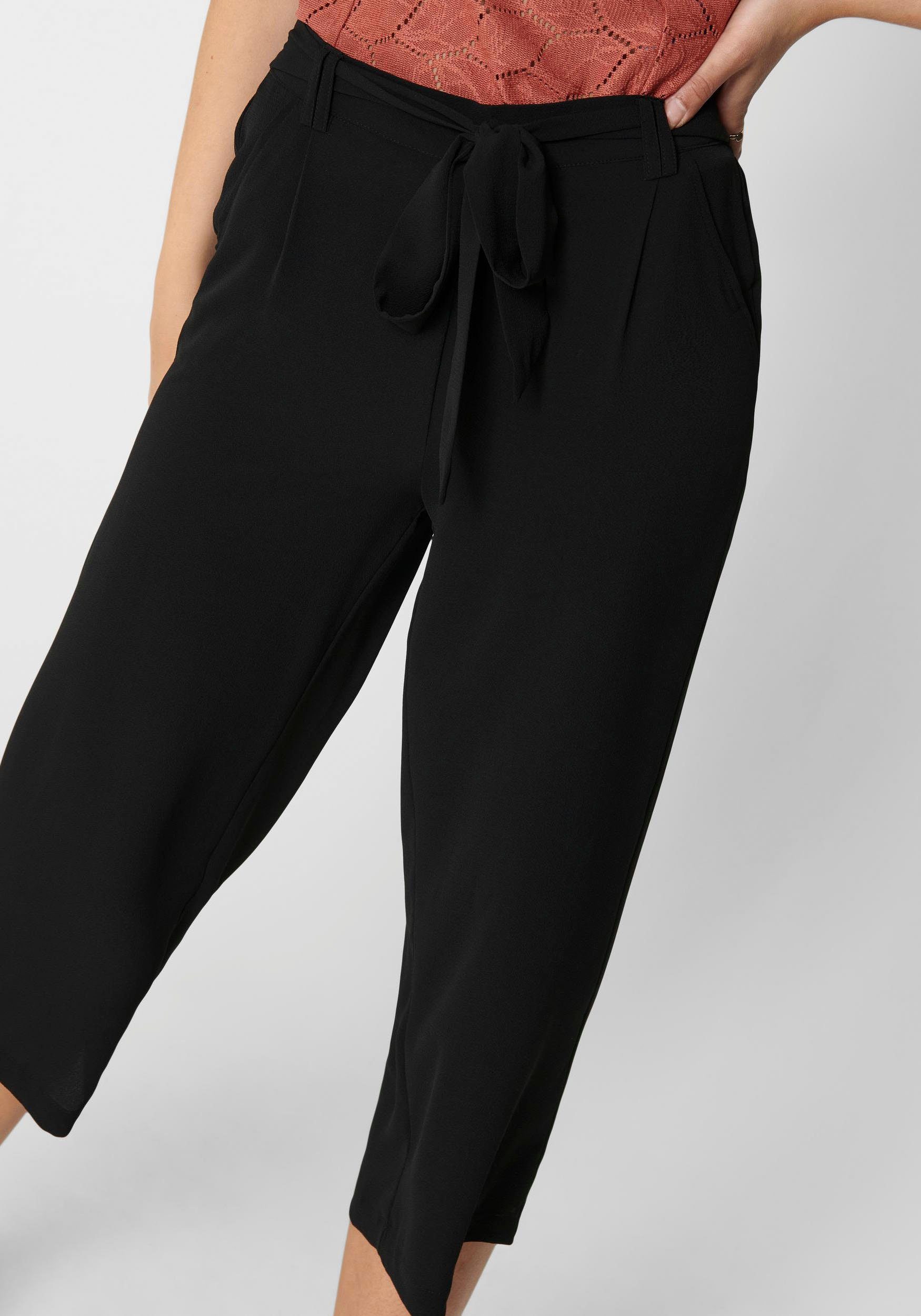 Black ONLWINNER uni PTM PANT CULOTTE Palazzohose ONLY oder PALAZZO in gestreiftem NOOS Design