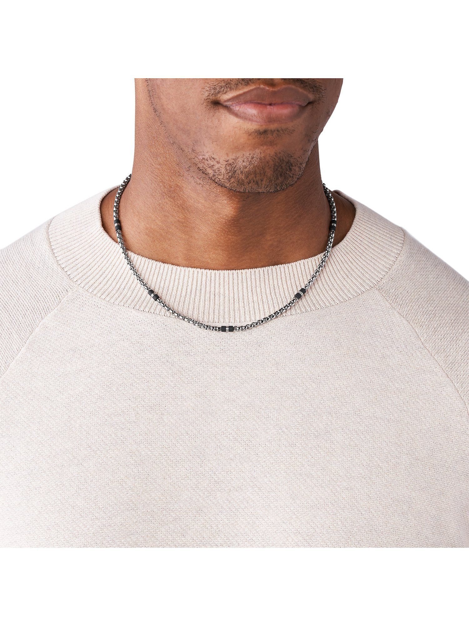 Fossil Collier Fossil Herren-Kette Edelstahl günstig online kaufen