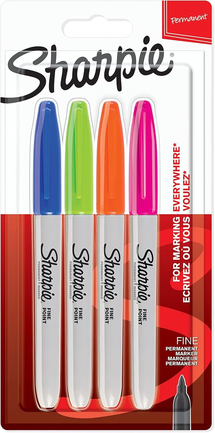 Sharpie Marker Sharpie PermMarker F Fun 4er
