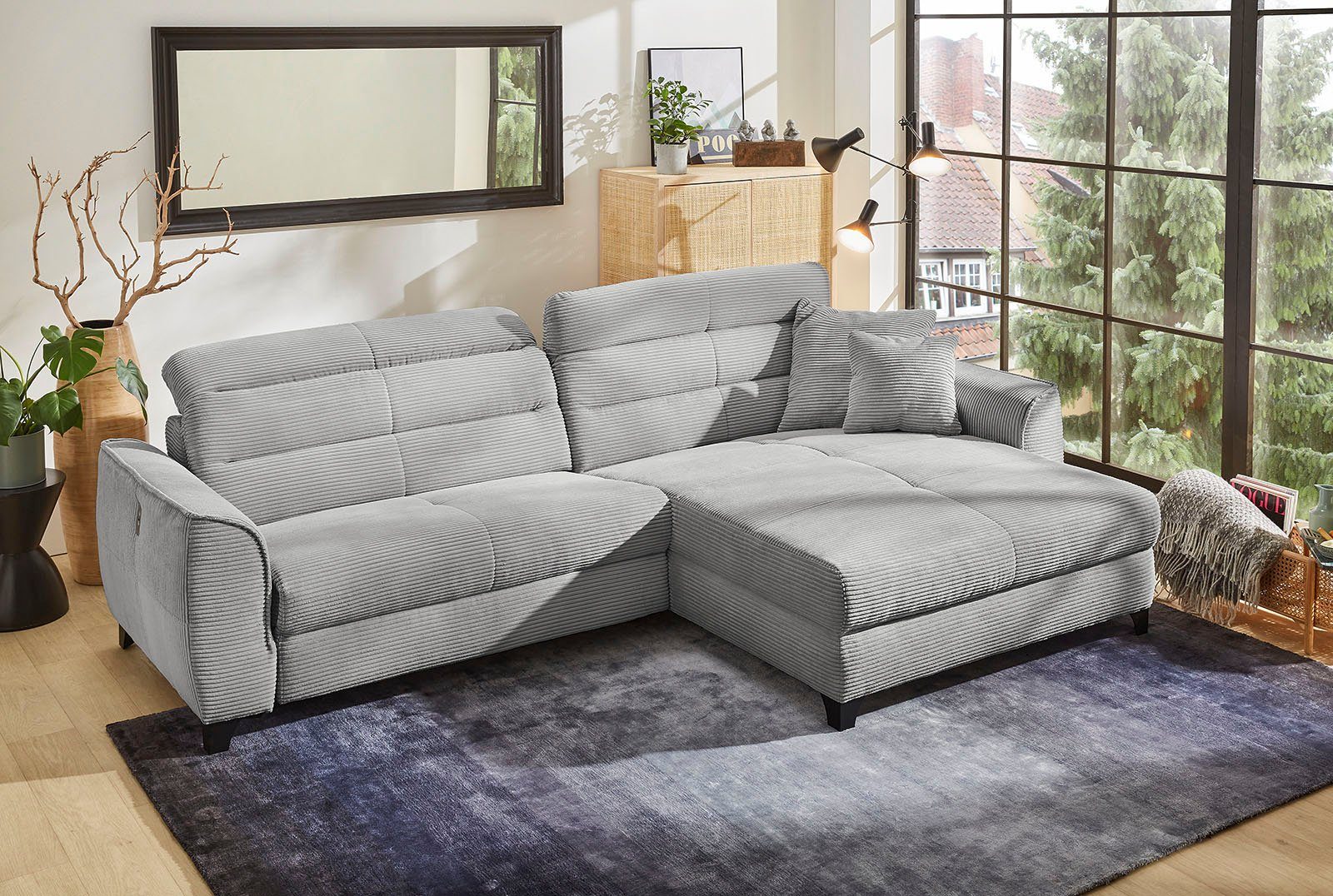 Jockenhöfer Gruppe breiten, One, Ecksofa 2x 120cm Double Relaxfunktionen mit elektromotorischen