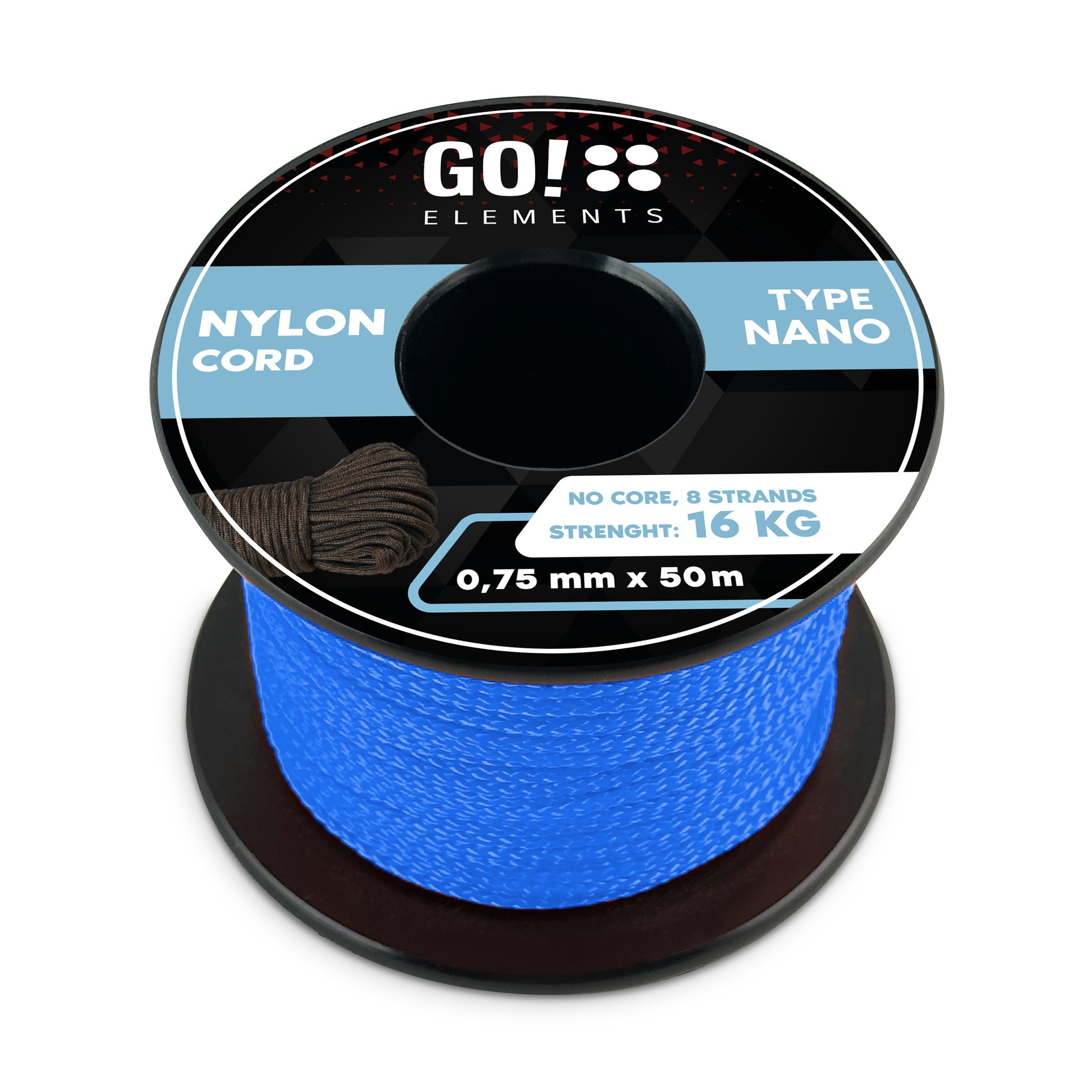 GO!elements Nano Cord - 0,75mm Seil