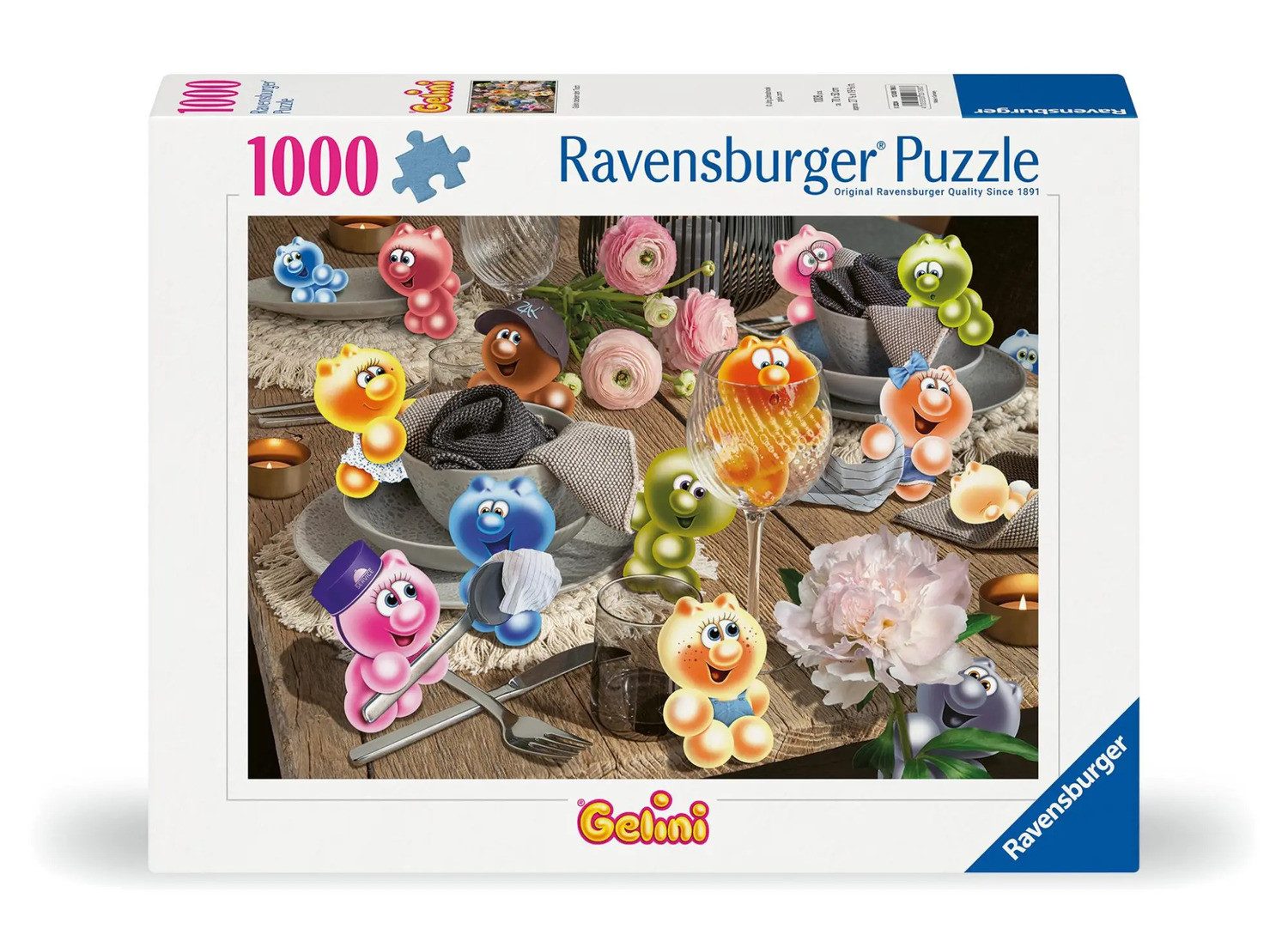 Ravensburger Puzzle Erwachsenenpuzzle 1000 Teile - Gelini decken den Tisch, günstig online kaufen