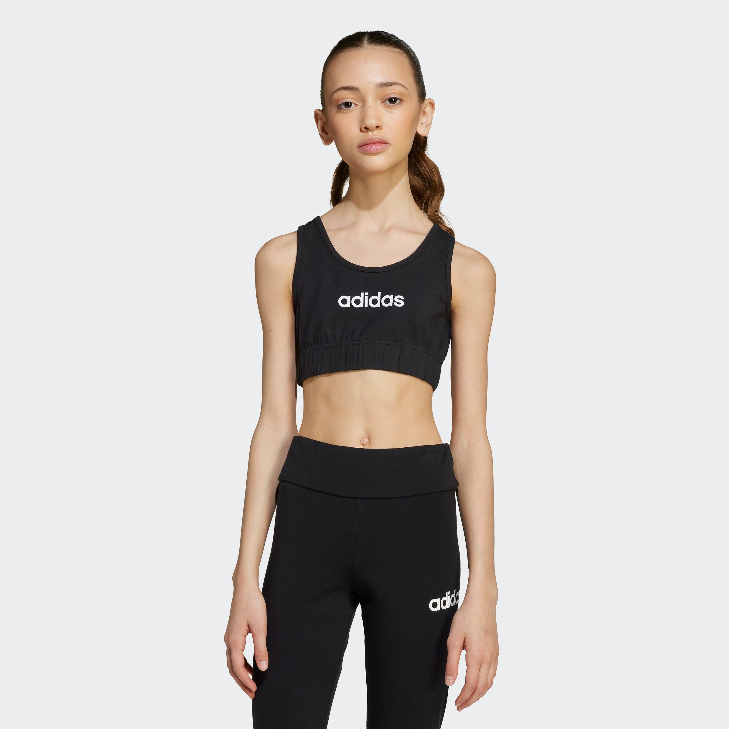 adidas Sportswear Sport-BH JG LIN BRA für Kinder, mit sportlichem Stil, pflegeleicht, aus Baumwolle