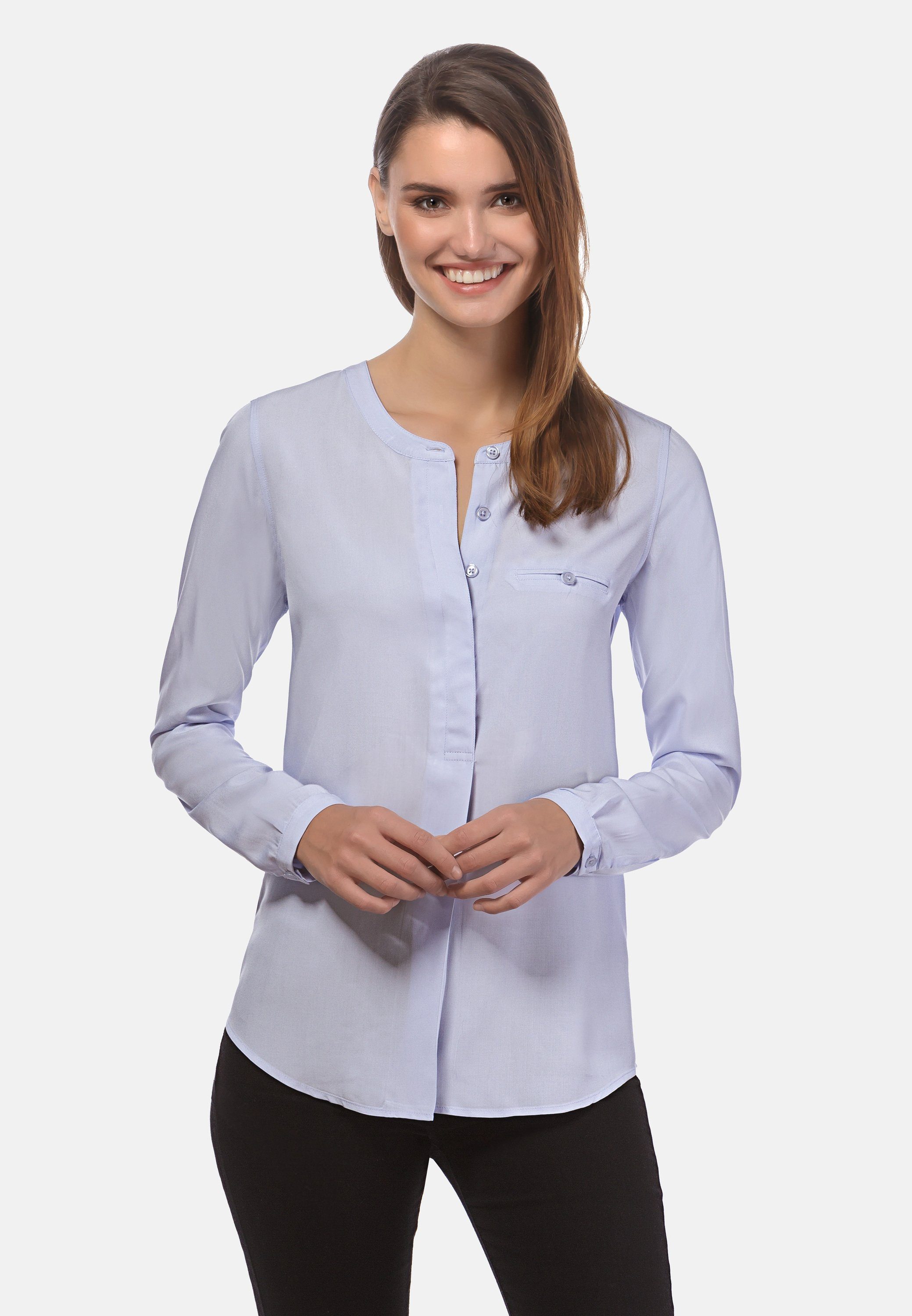 Klassische Bluse leicht tailliert
