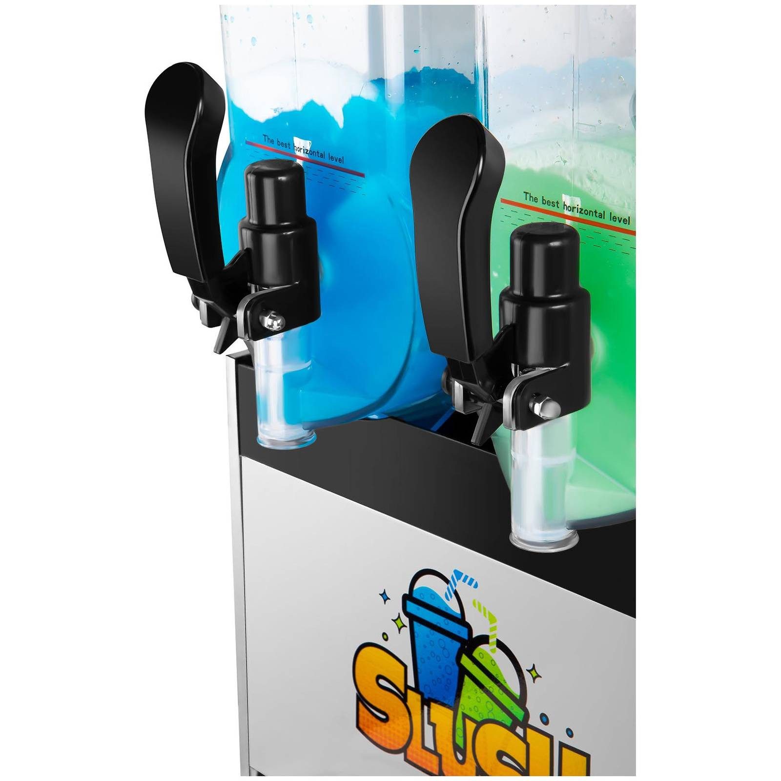 Royal Catering Slush-Eismaschine 2 x 12 L Slushmaschine Eismaschine Softeis Slusheis Gastronomie, 770 W – Bild 4 von 5