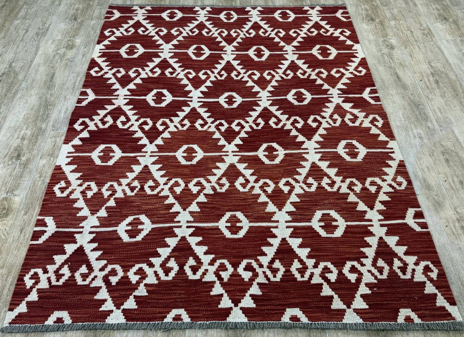 Rug Studios Teppich KELIM ORIGINAL HANDGEARBEITET, Rechteckig, Höhe: 5 mm, Handgewebt, 130 x 177 cm, Multi