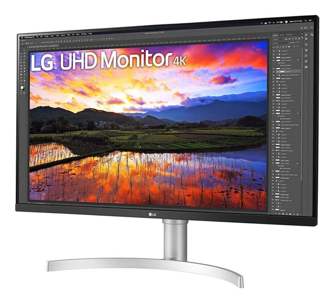LG 32UN650K-W TFT-Monitor (3840 x 2160, 5 ms Reaktionszeit, 60 Hz, IPS Panel)
