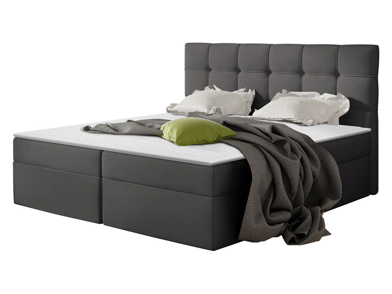 MIRJAN24 Boxspringbett Nele (Lattenrost, Kopfteil und günstig online kaufen