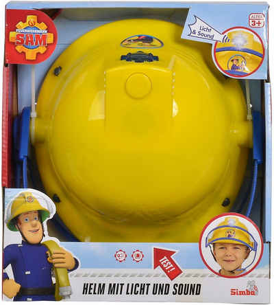 SIMBA Spielzeug-Feuerwehr Spielzeug Feuerwehr Feuerwehrmann Sam Helm Funktion 109252365