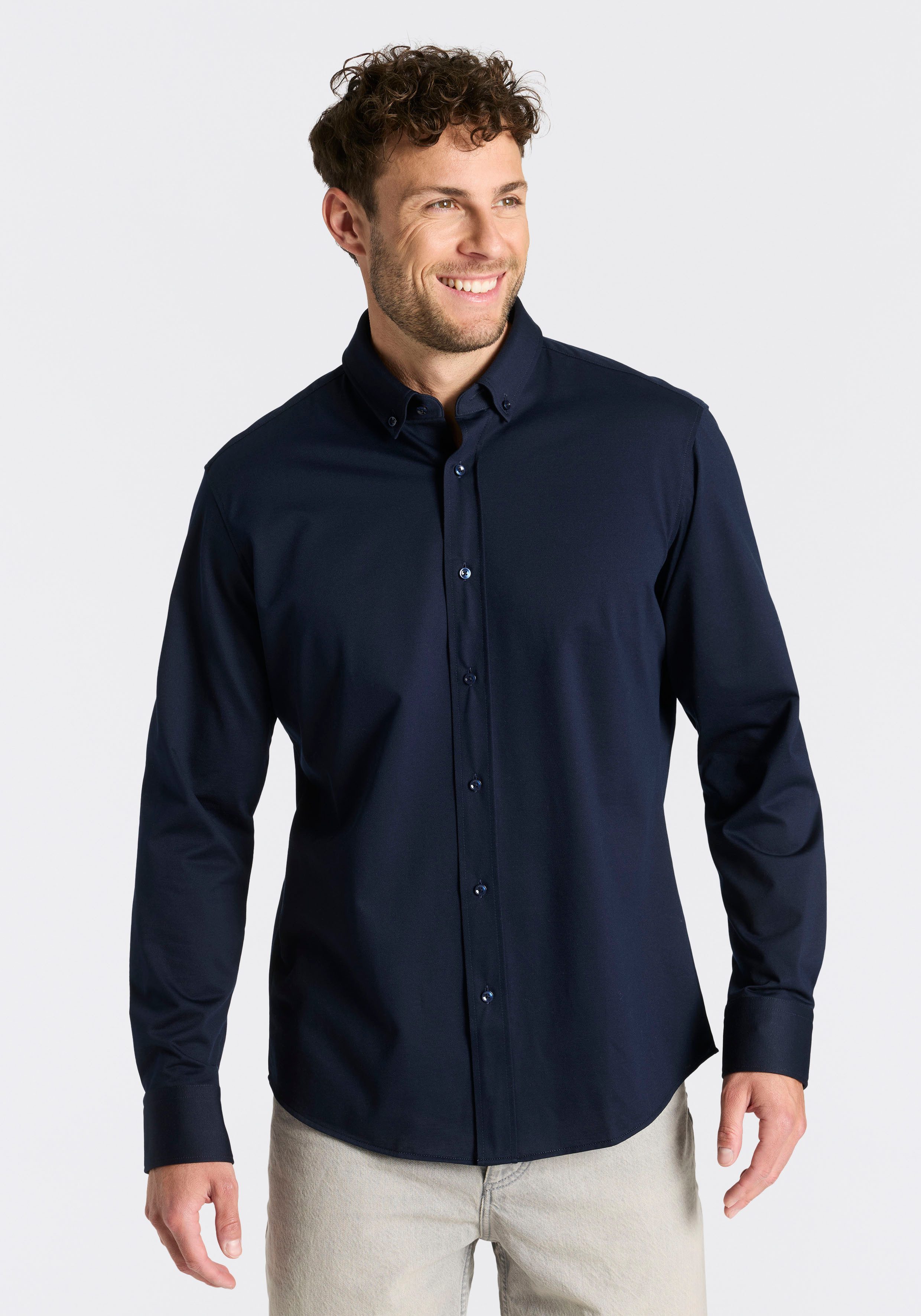 BOSS Businesshemd JOE mit Button-Down-Kragen, regular fit