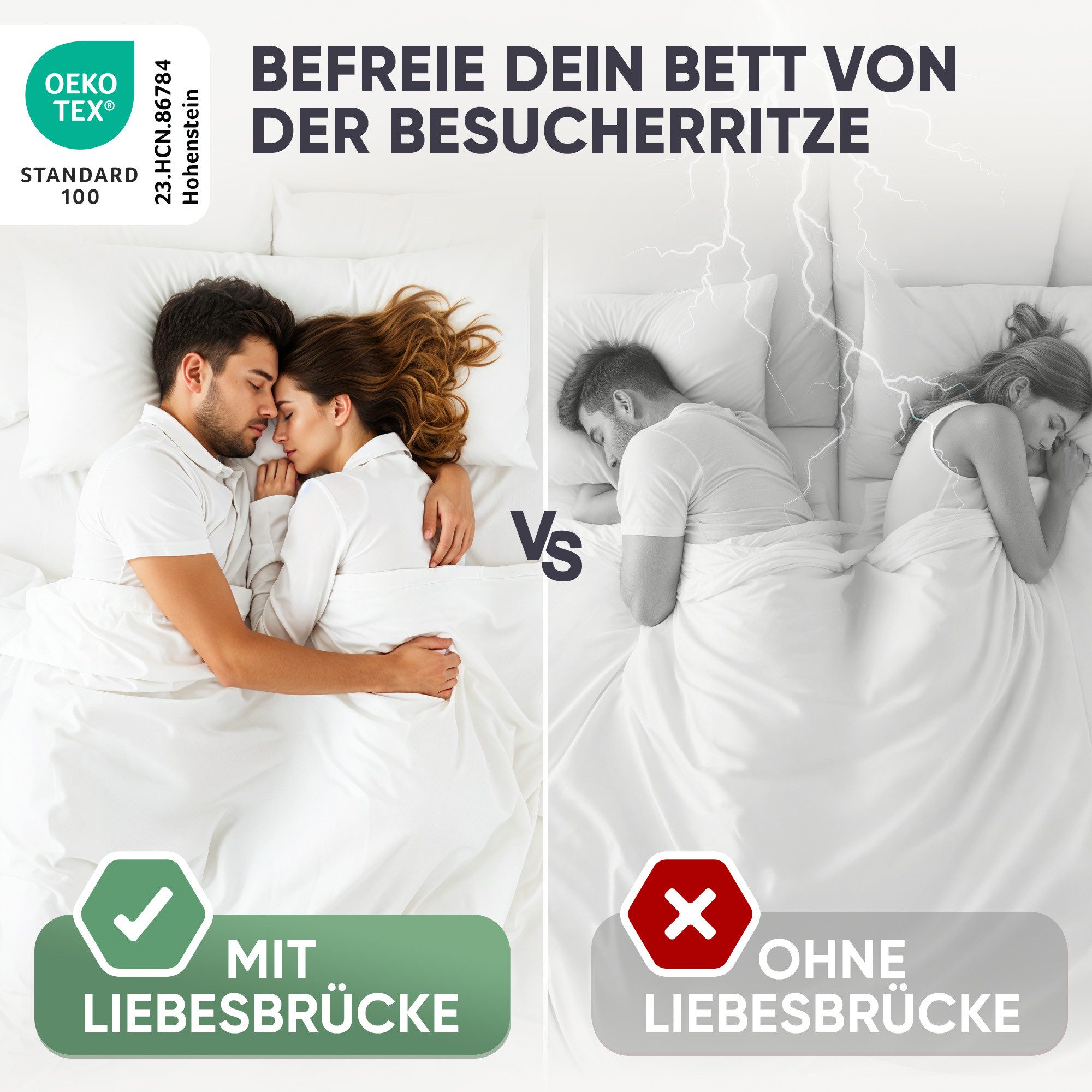 Matratzenkeil Matratzenkeil Ritzenfüller Oeko-TEX zert. Lückenfüller Matrat günstig online kaufen