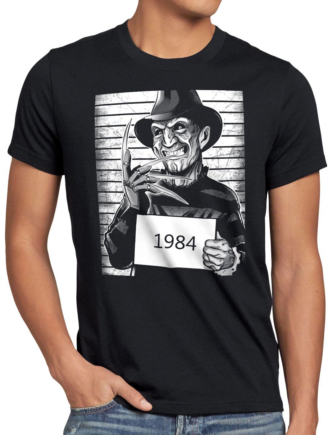 Print-Shirt style3 Freddy 1984 halloween krueger Herren horror T-Shirt