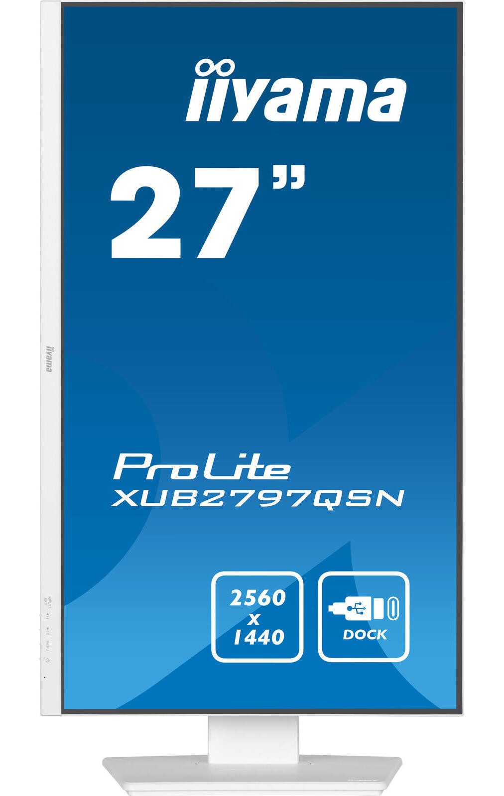 Iiyama XUB2797QSN-W2 Gaming-LED-Monitor (2560 x 1440, 1 ms Reaktionszeit, 100 Hz, IPS Panel)