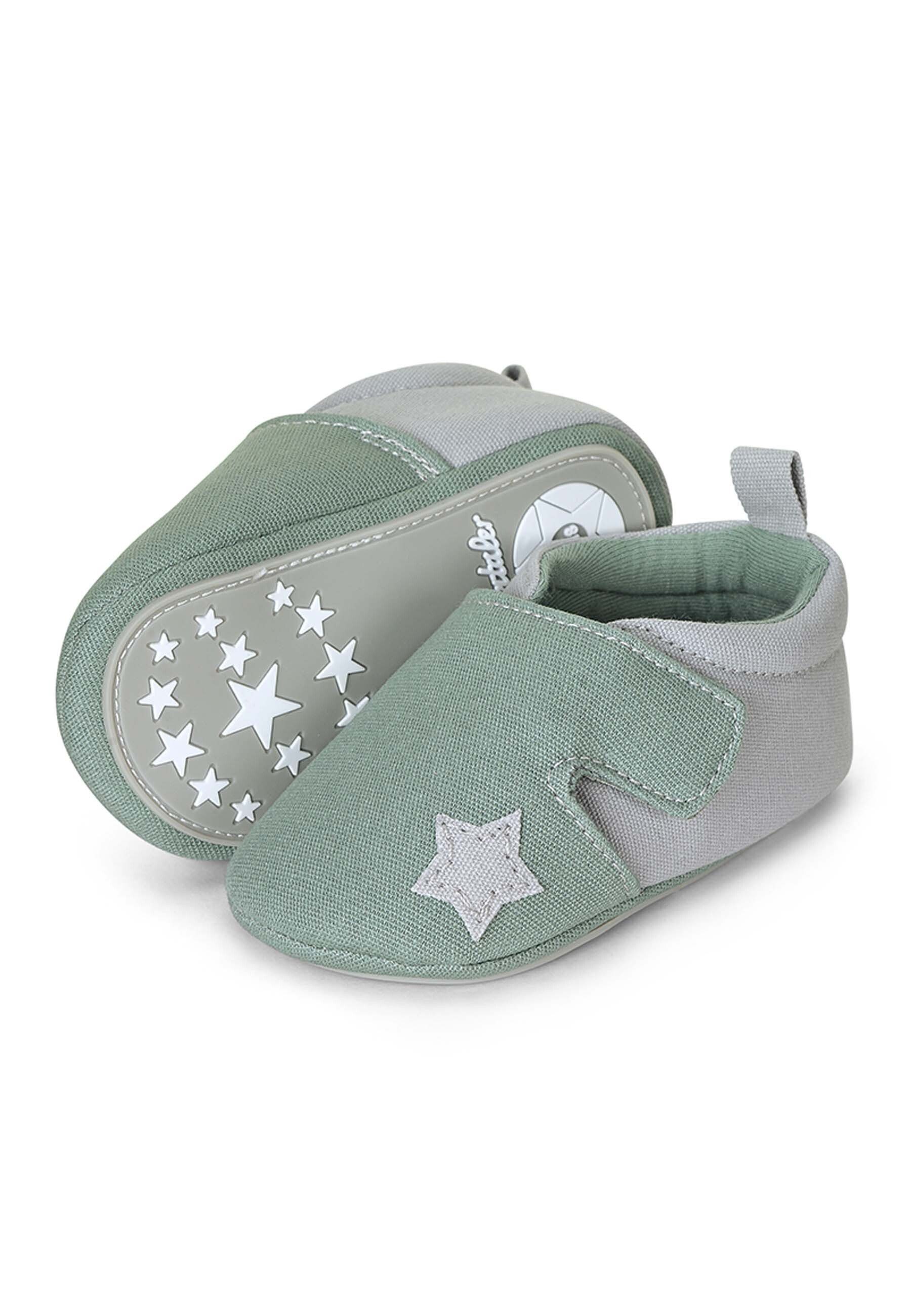 Sterntaler® Krabbelschuhe Krabbelschuh (1-tlg) Krabbelschuhe Baby mit Klettverschluss und Anti-Rutsch-Sohle