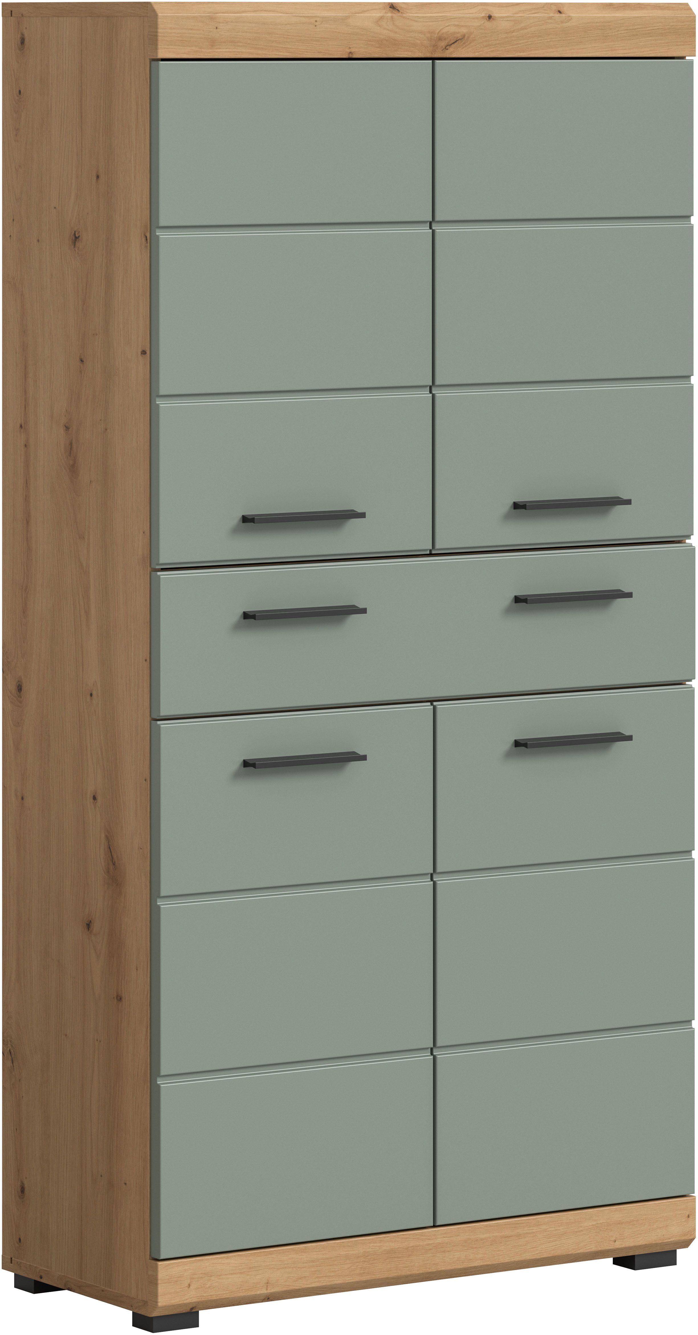 INOSIGN Midischrank SIENA, Breite 74cm, 4 Türen, 1 Schubkasten, 4 Fächer, M günstig online kaufen
