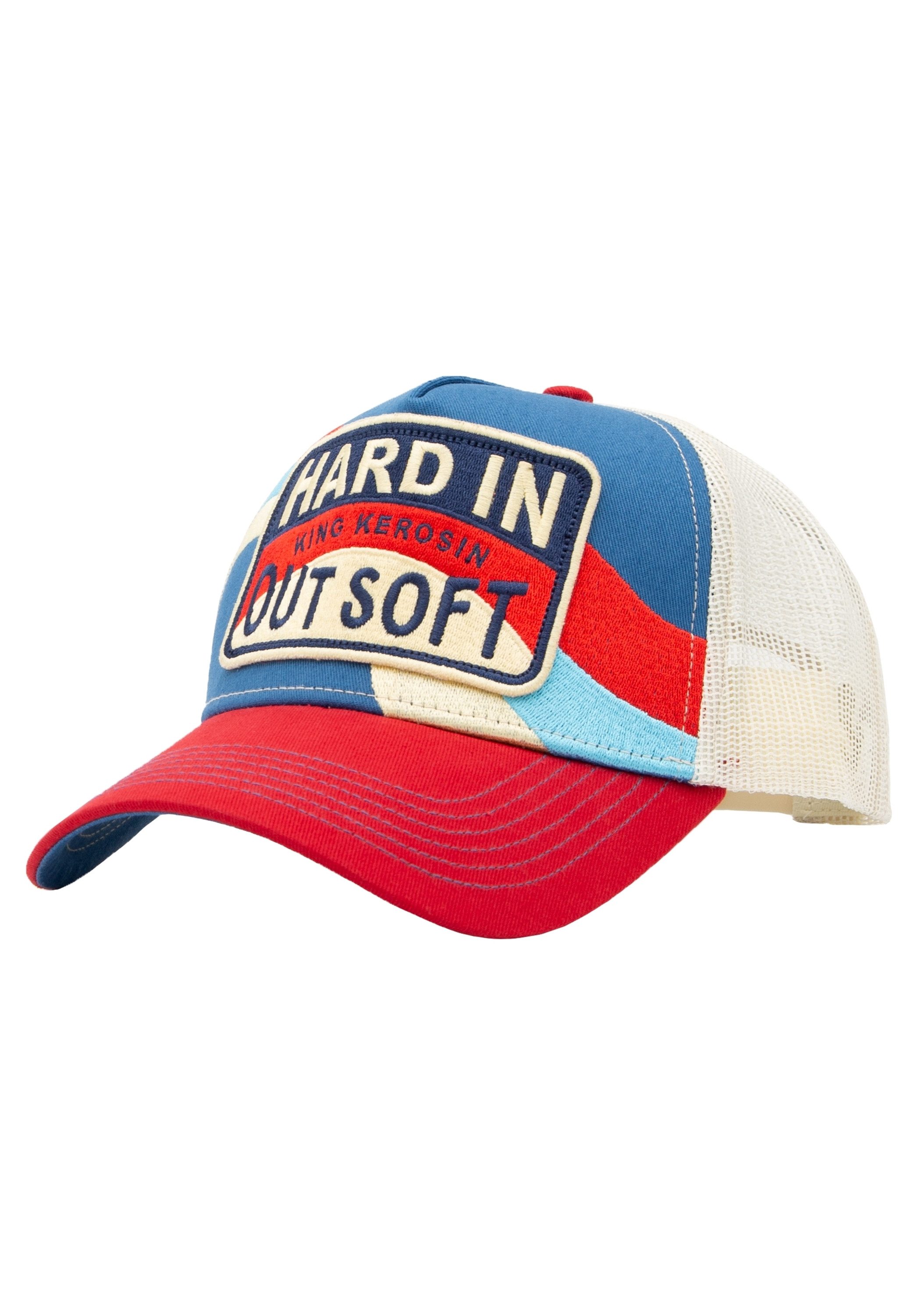 KingKerosin Trucker Cap Hard In - Out Soft mit lustigem Patch vorn