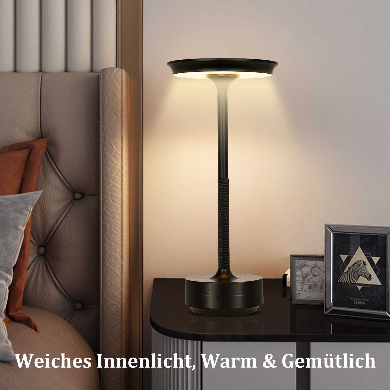 LMaxhome USB-Tischleuchte LED Wiederaufladbare Kabellose Akku günstig online kaufen