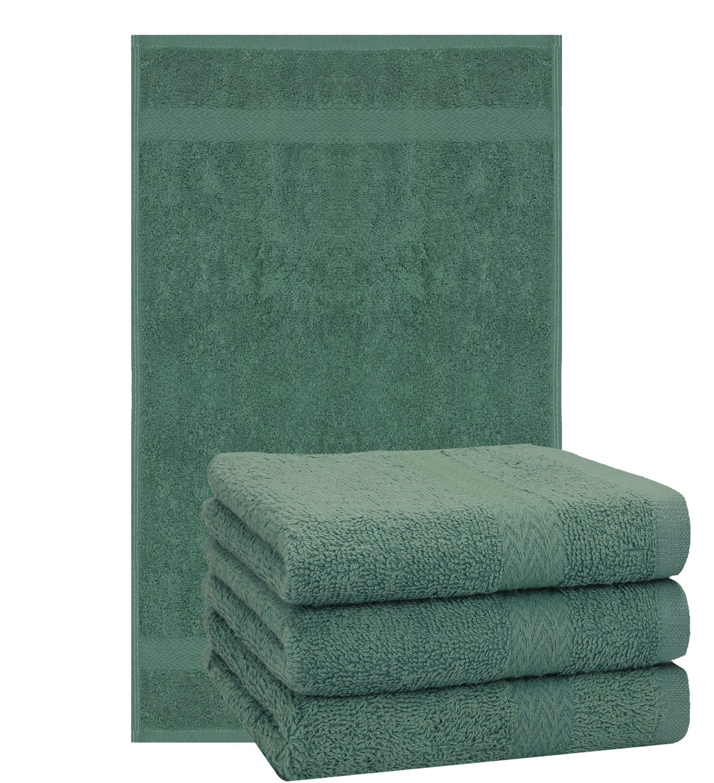 Handtuch 4 Stück Handtücher Set Premium Größe 50 x 100 cm