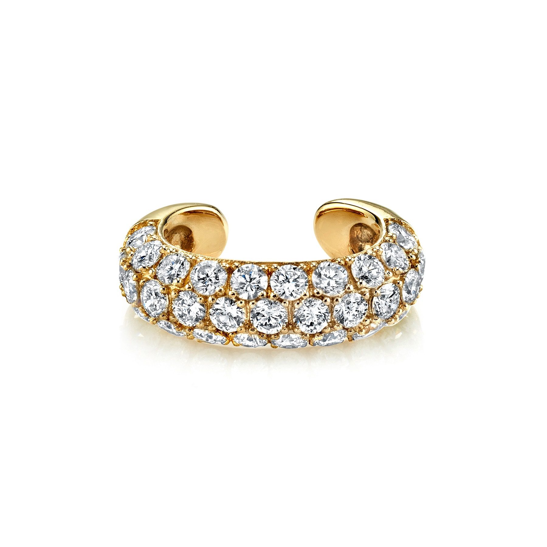 Ohrklemme Cuff Verona (White stone)