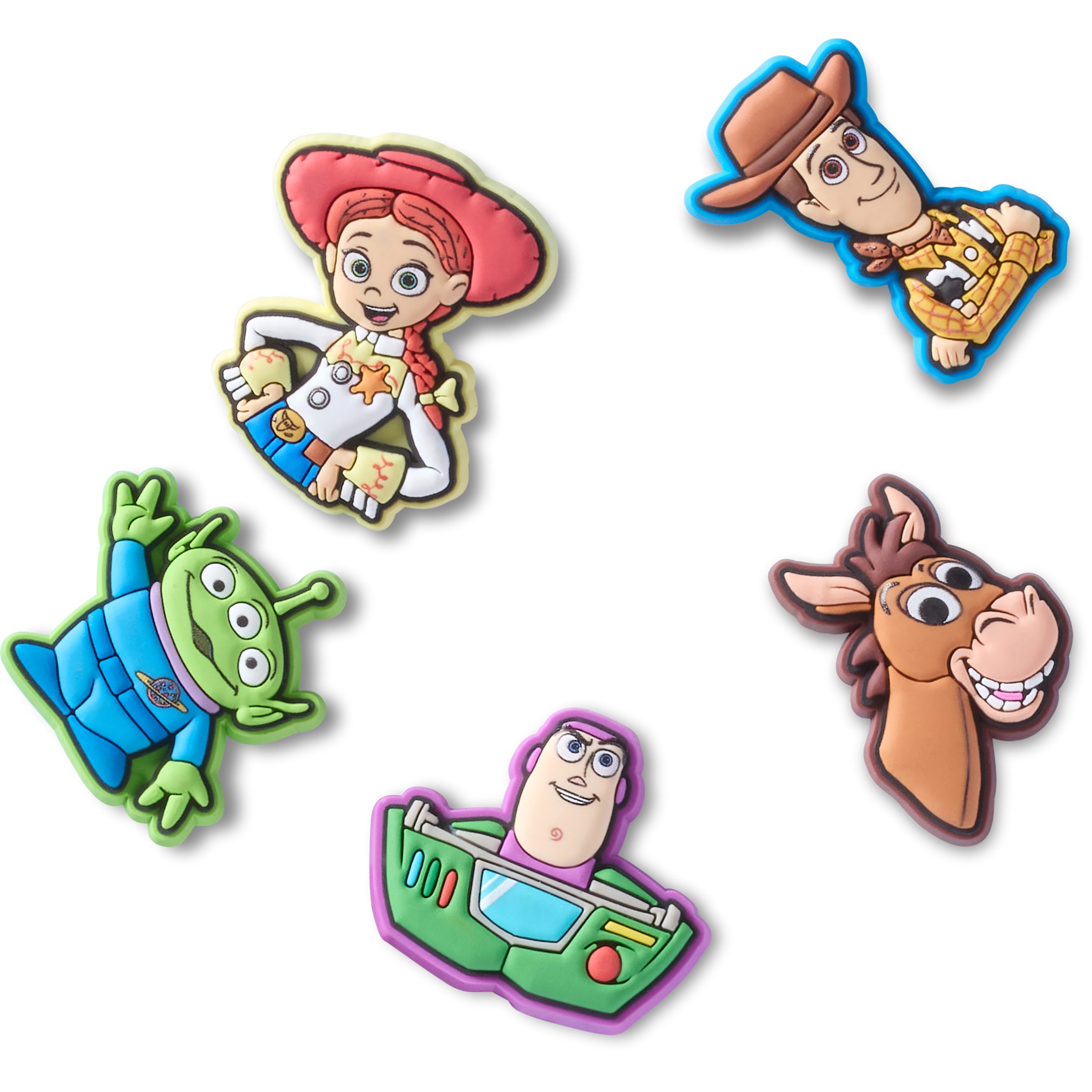 Crocs Schuhanstecker Jibbitz™ Toy Stary Character (Set, 5-tlg., Kein Spielzeug. Nicht für Kinder unter 3 Jahren geeignet), Charm, Anstecker, Accessoires für Crocs Schuhe