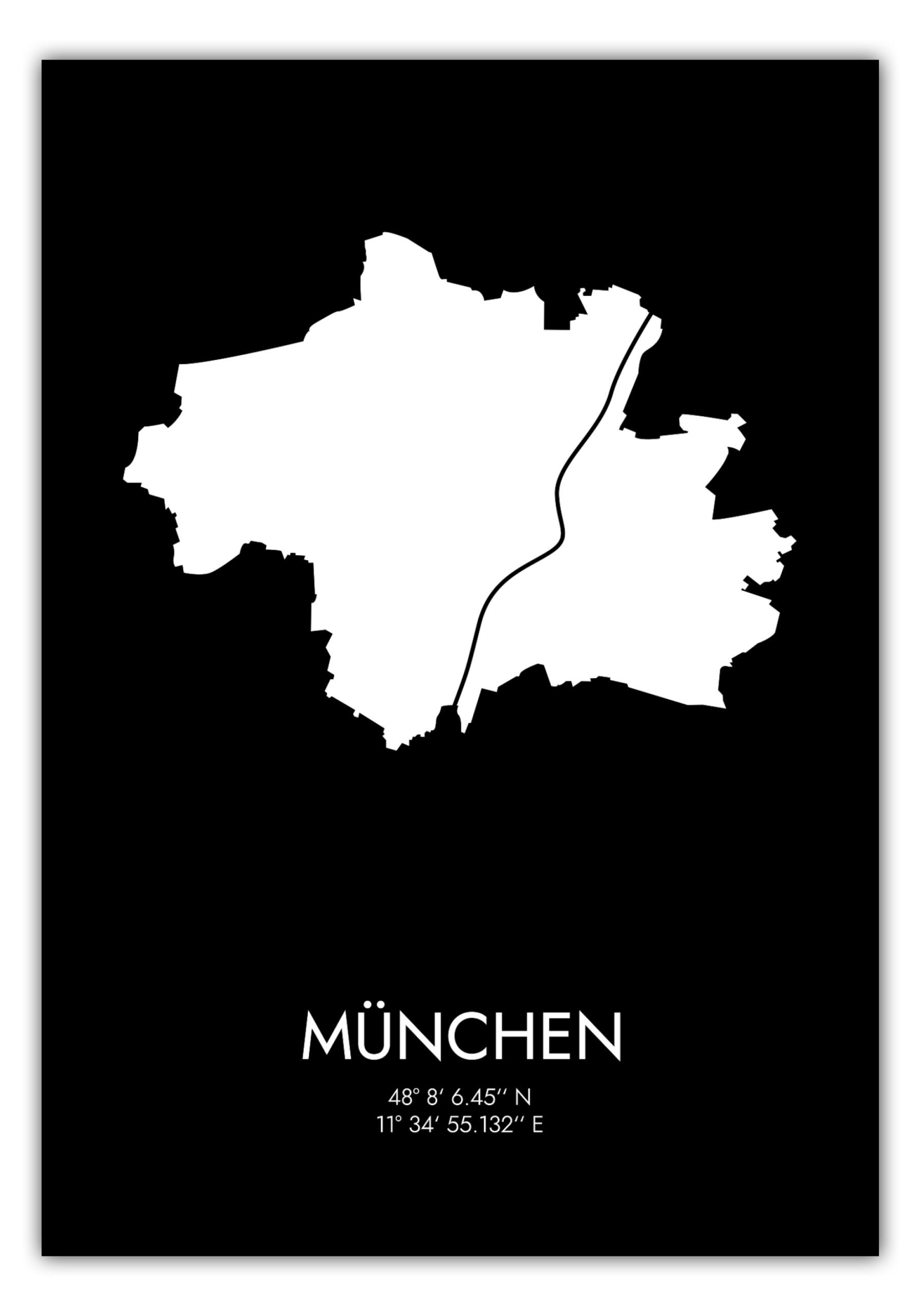 MOTIVISSO Poster München Koordinaten #3