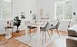 Newroom Esstisch »Eireen«, ausziehbar 160-215 cm inkl. Tischplatte Weiß Wildeiche Vintage Landhaus Küchentisch Speisetisch Esszimmer, Bild 6