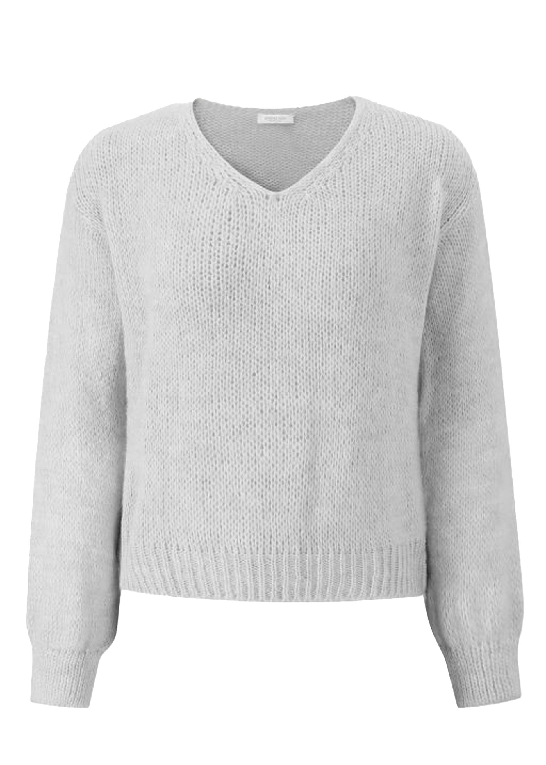 SASSYCLASSY Strickpullover Pullover mit V-Ausschnitt für Damen Weicher Stri günstig online kaufen