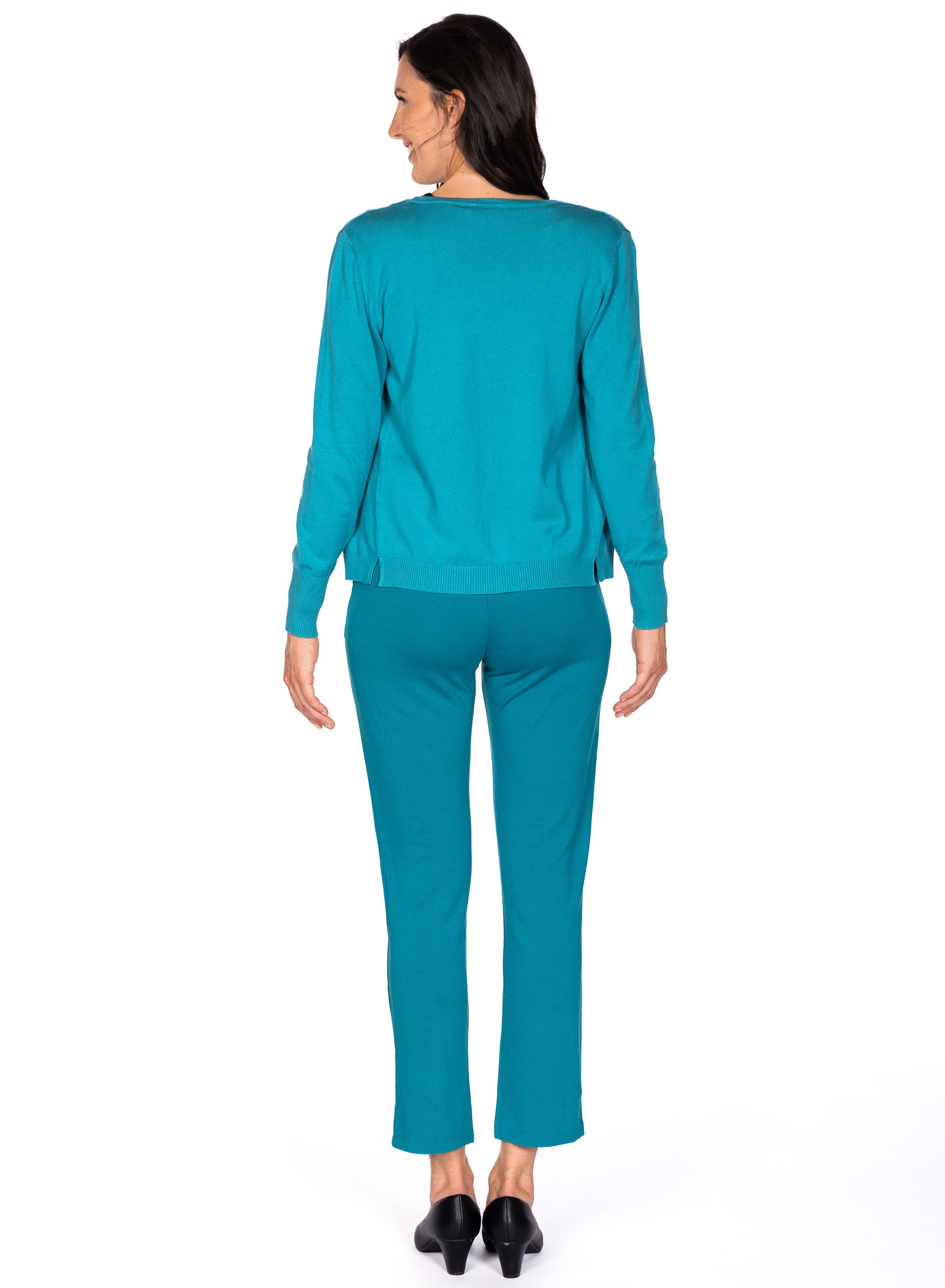 einfach Schön Strickjacke Giada petrol