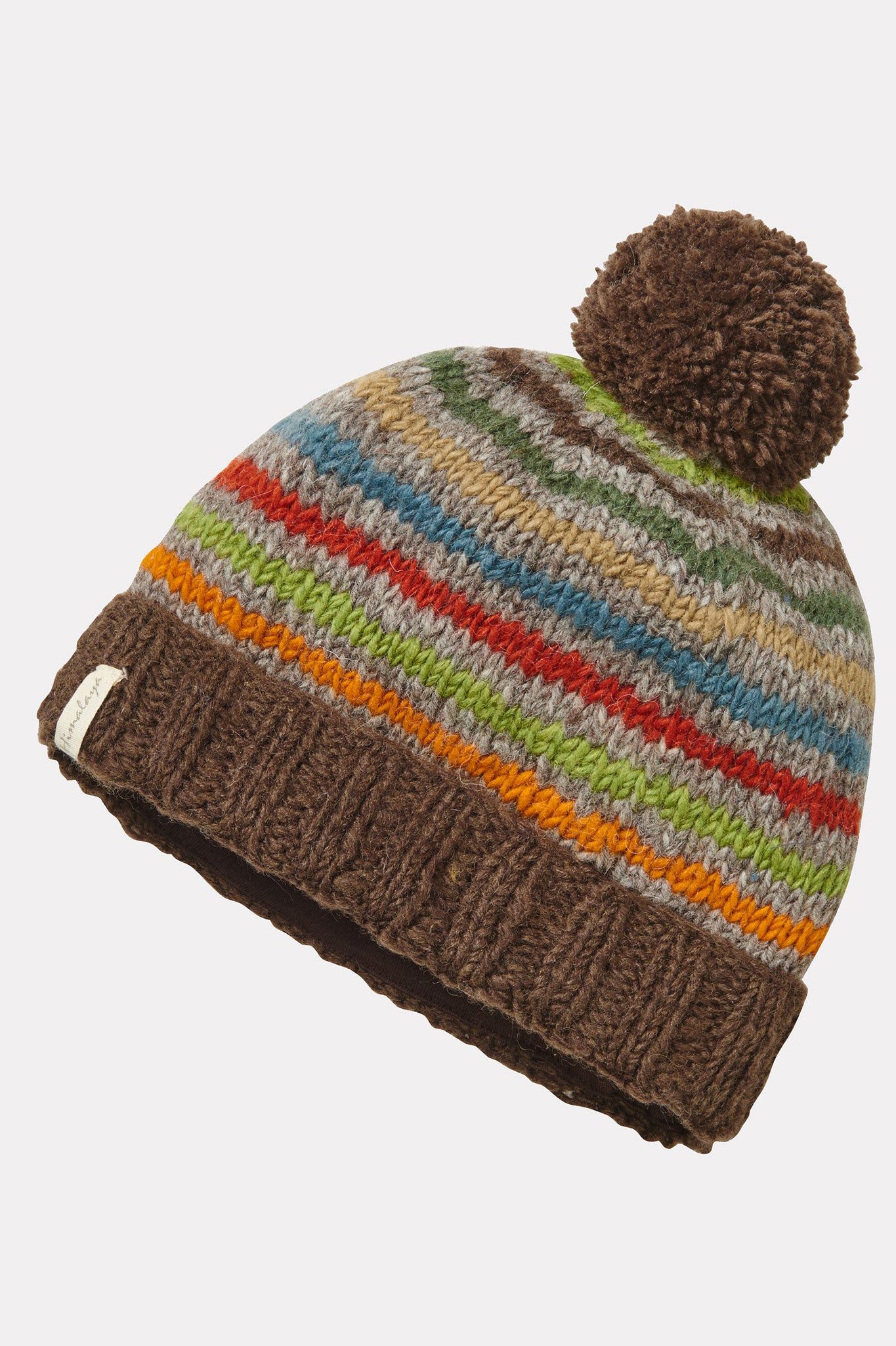 Himalaya Clothing Strickmütze Damen mit lebendigem Streifenmuster - Kuschel günstig online kaufen