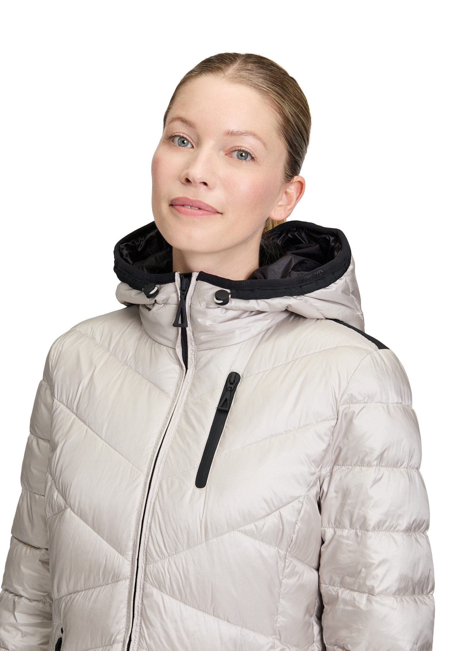 Gil Bret Steppmantel Winterjacke mit Kapuze, lang