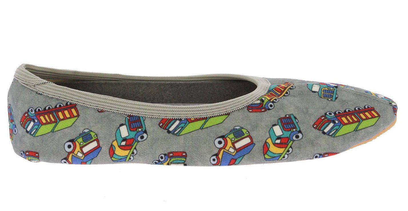 Beck Schläppchen Lkw Gymnastikschuh (für Sport, Schule und Zuhause) mit rutschfester Gummi-Laufsohle