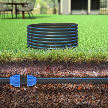Kirchhoff HDPE-Rohr, Wasserleitung Gartenbewässerung 32 mm x 50 m