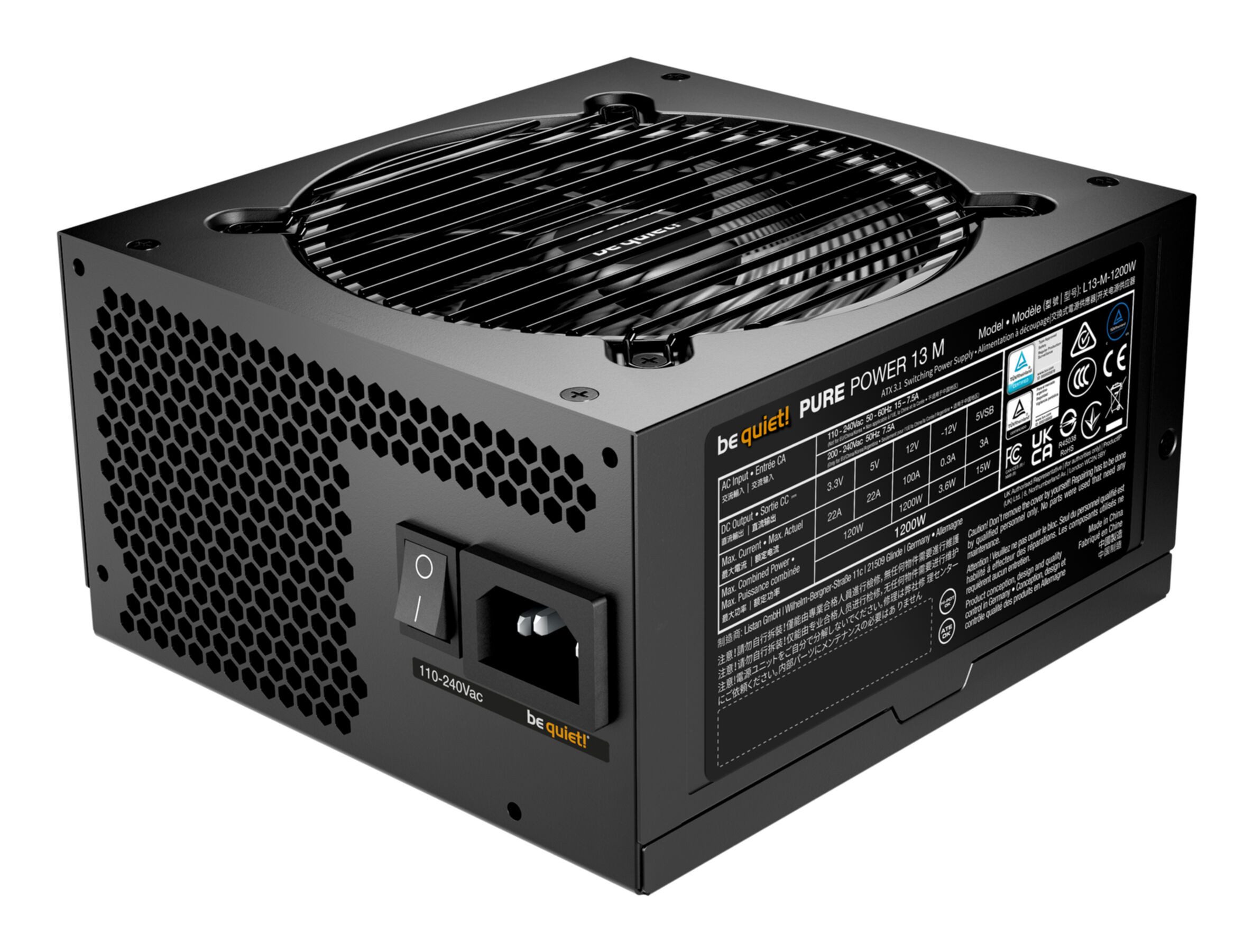 be quiet! Pure Power 13 M 1200W Netzteil