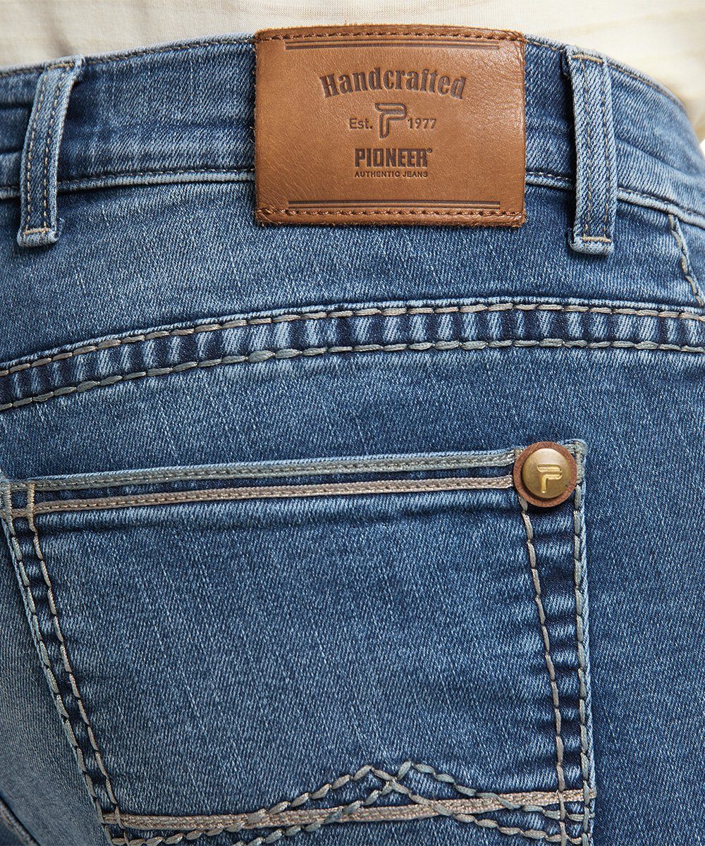 Pioneer Authentic Jeans 5-Pocket-Jeans PIONEER 1654 9923.348 RANDO blue - used stone MEGAFLEX HANDCRAFTED