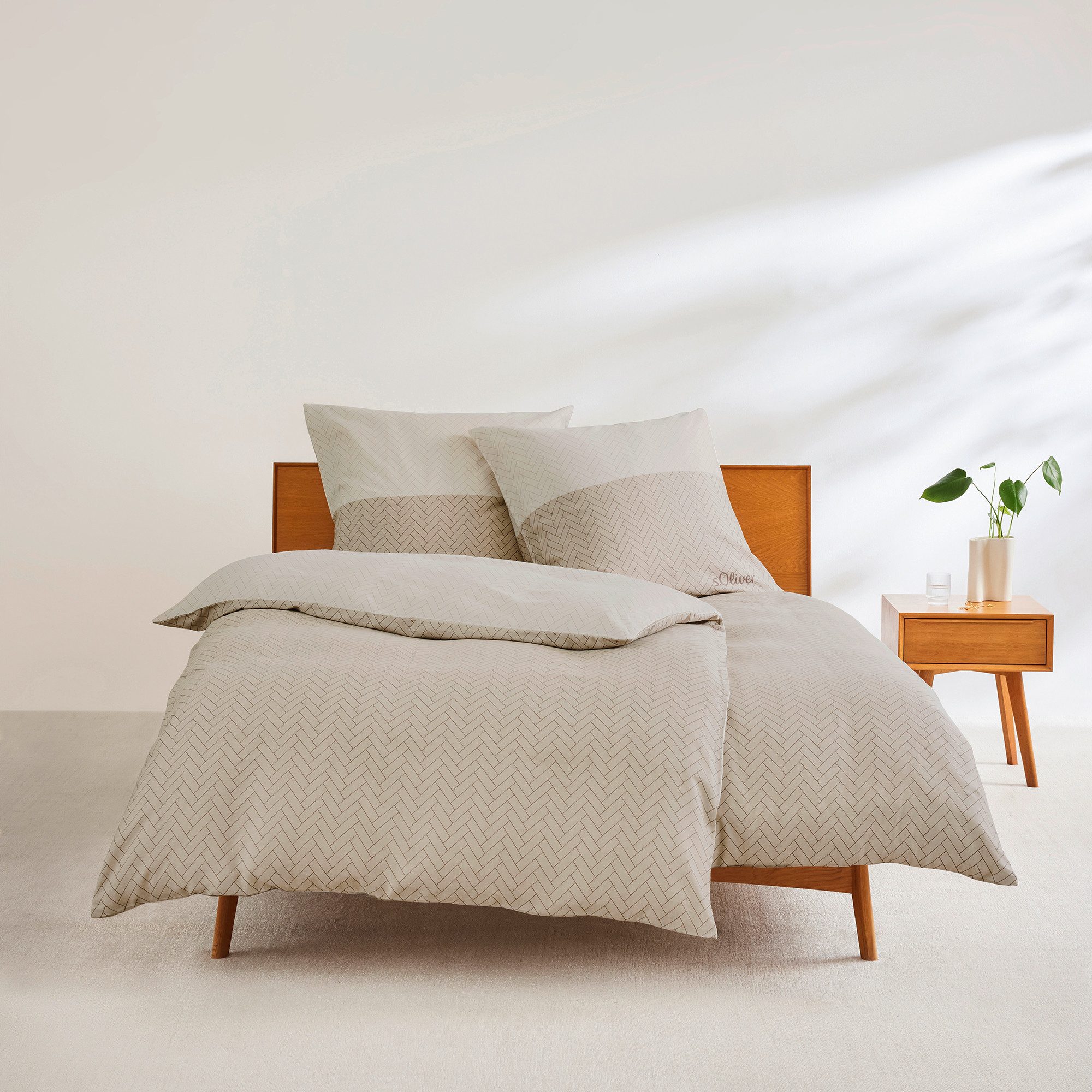 s.Oliver Bettwäsche Satinbettwäsche s.Oliver, Mako-Satin, 2 günstig online kaufen