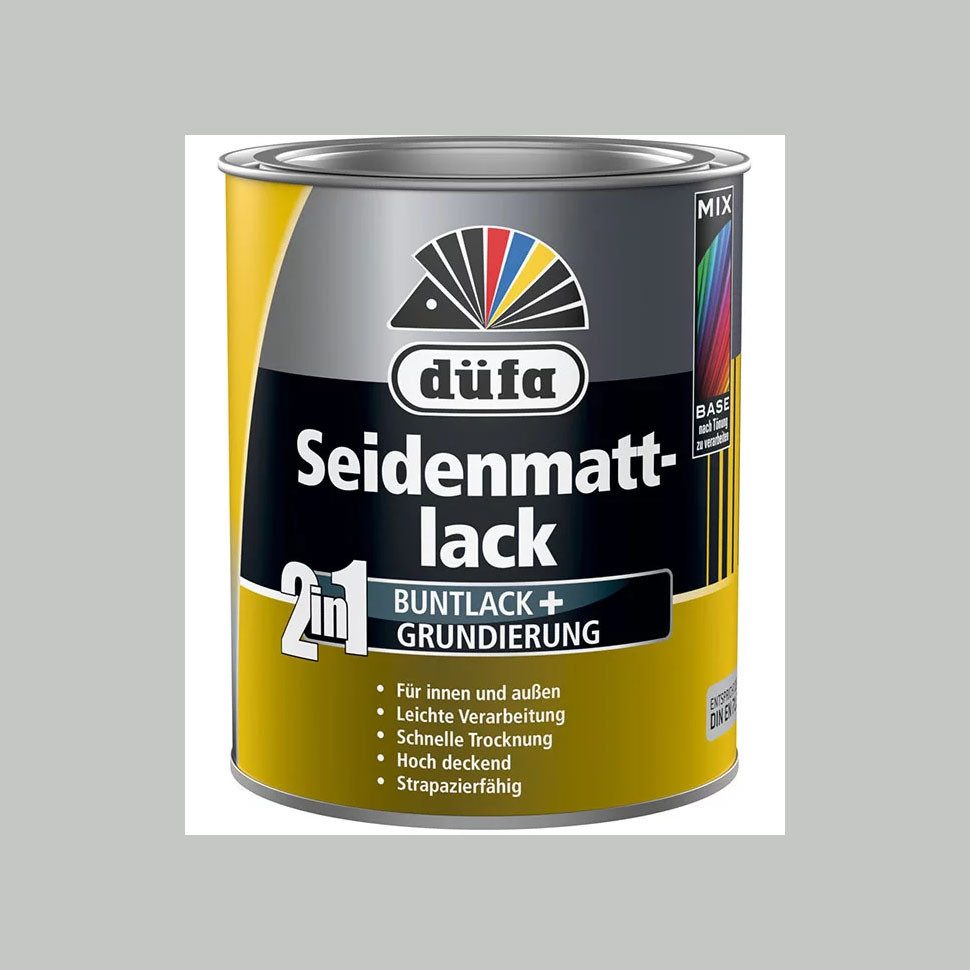Thumbnail - düfa Lack 2in1 Seidenmattlack 750 ml matter Lack+Grundierung Buntlack Acryllack, leichte Verarbeitung + schnelle Trocknu...
