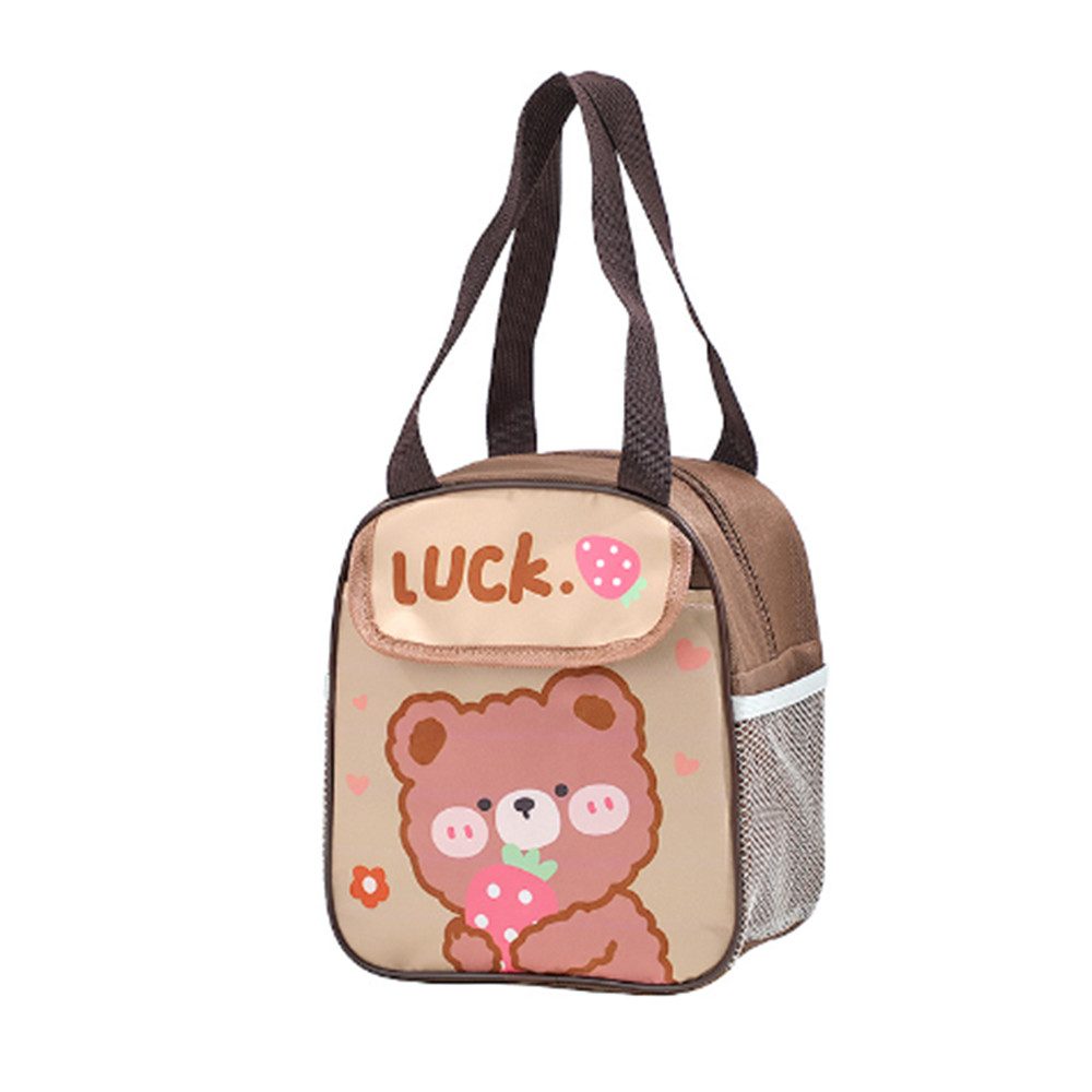 Coonoor Lunchbox Tragbar Kühltasche Faltbar Lunchtasche,mit Isolierter Aluminiumfolie, für Schule Büro Picknick Reise