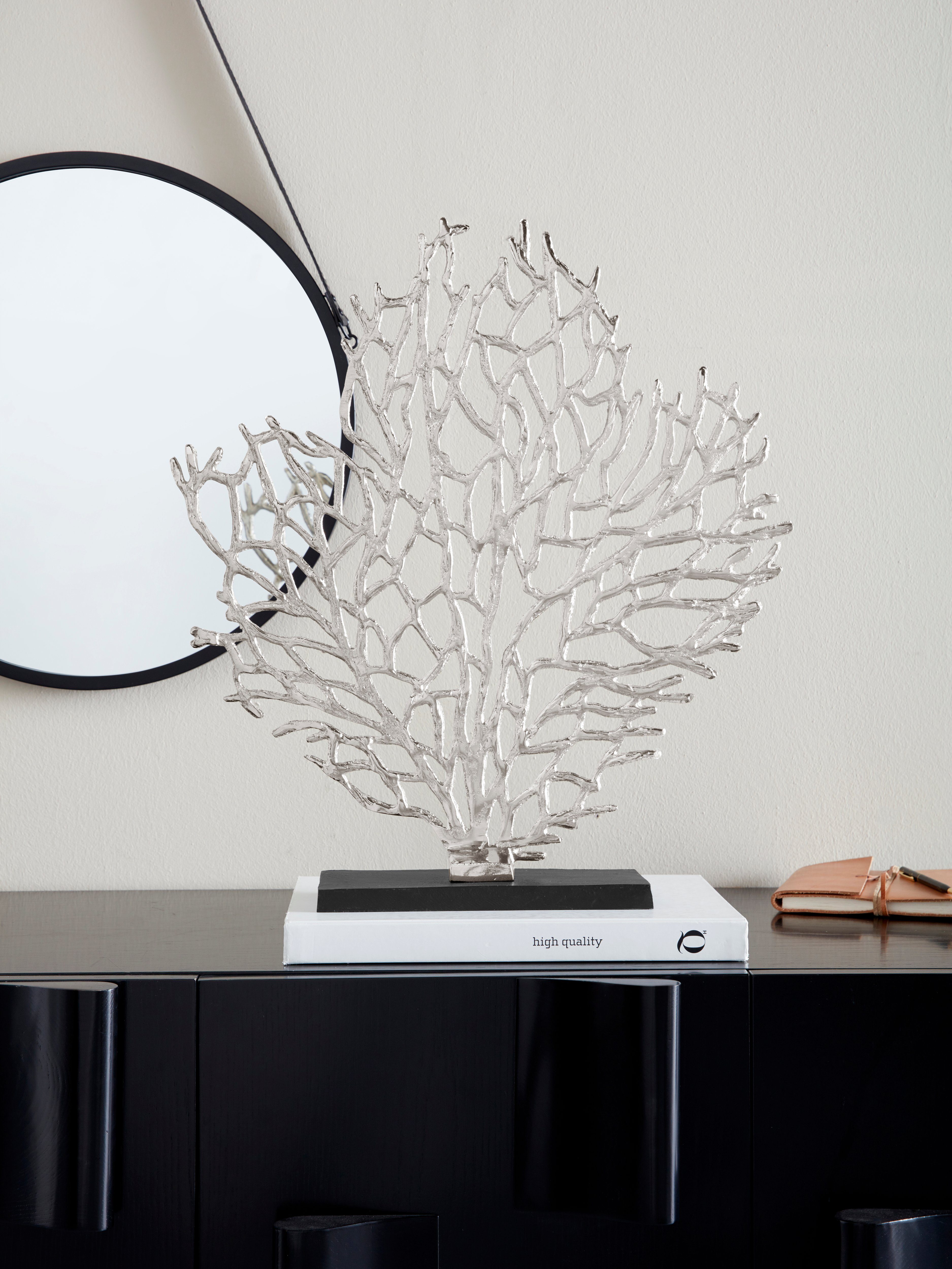 Guido Maria Kretschmer Home&Living Dekofigur »Coral« (1 Stück), Dekoobjekt, silber-HomeTrends
