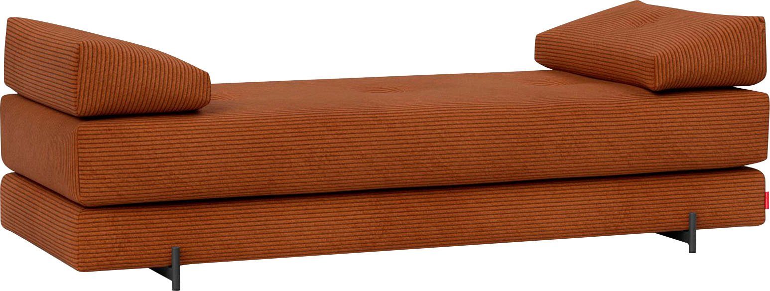 INNOVATION LIVING ™ Stapelliege Sigmund 595 Indu-Beine, Daybed mit zwei Federkernmatratzen zum täglichen Gebrauch