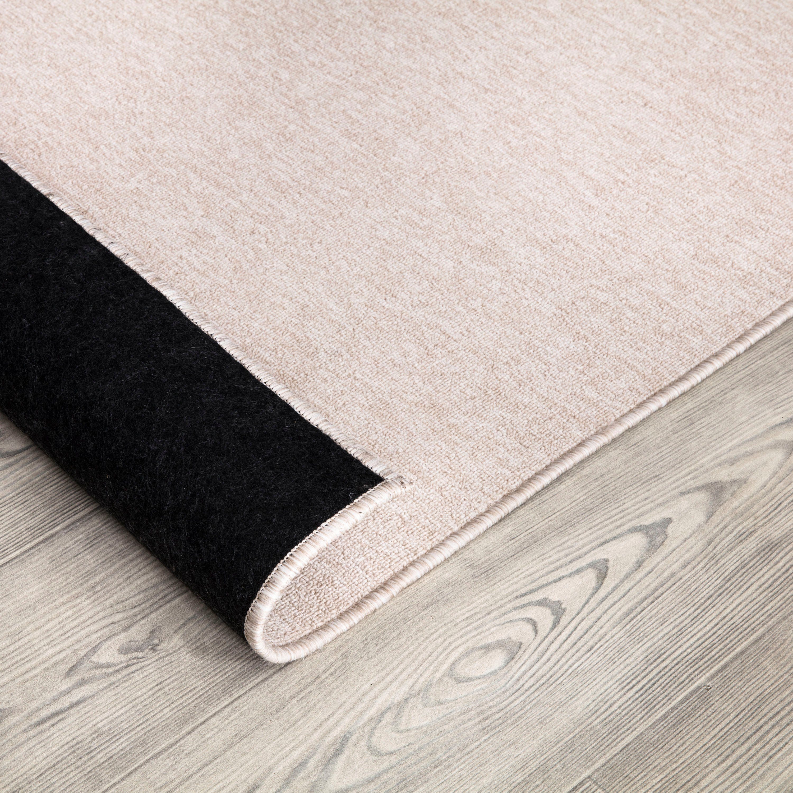 Paco Home Teppich Barcelona 610, rechteckig, Höhe: 8 mm, Kurzflor, meliert, strapazierfähige Qualität, Wohnzimmer