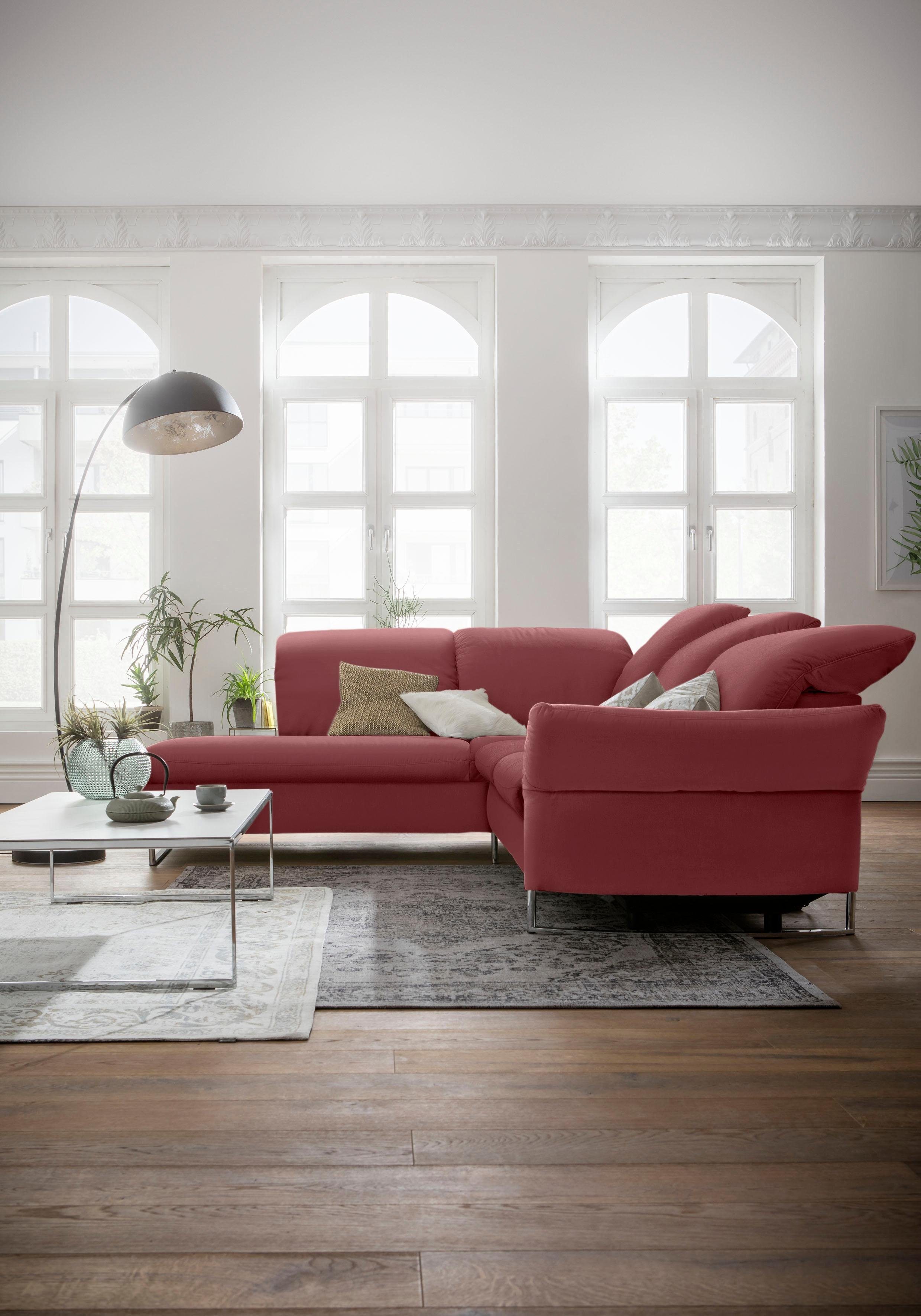 GALLERY M branded Relaxfunktion Viviana, motorischer by wahlweise Musterring Ecksofa mit