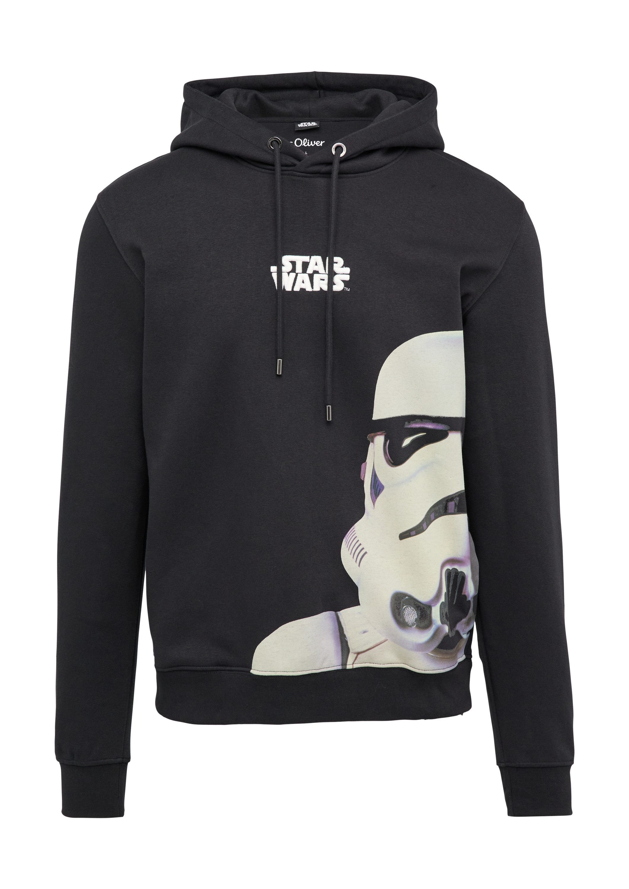 s.Oliver Sweatshirt Sweatshirt Hoodie mit Starwars®-Artwork günstig online kaufen