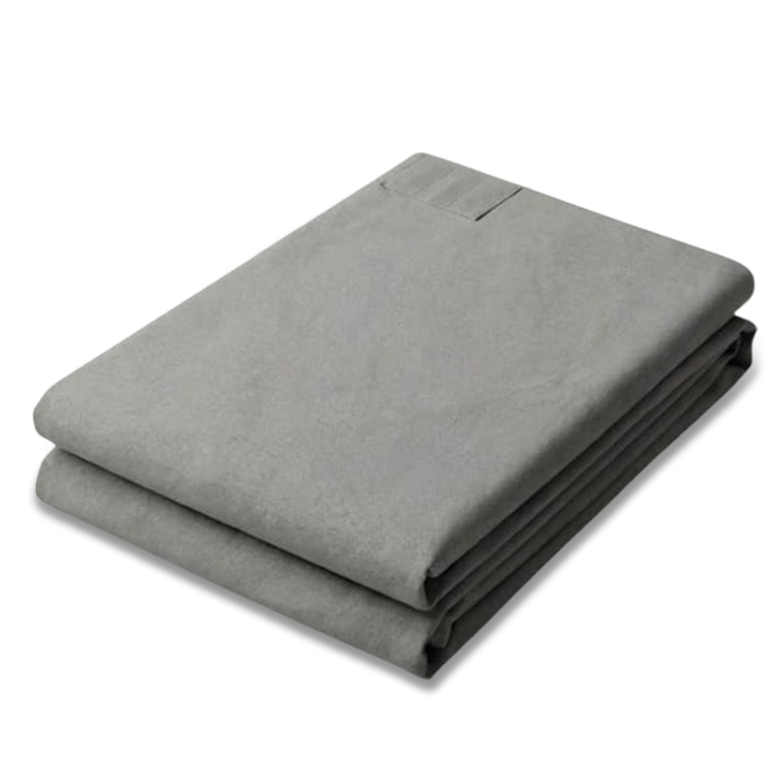 geborgenschlafen Spannbettlaken Erdungslaken Deluxe Spannbetttuch aus Bio-Baumwolle mit Silberfäden, Bio-Baumwolle mit eingewebten Silberfäden, Gummizug: Rundumgummizug für sicheren Halt, (1 Stück), Erdungsbettlaken Premium Spannbetttuch für besseren, ruhigen Schlaf