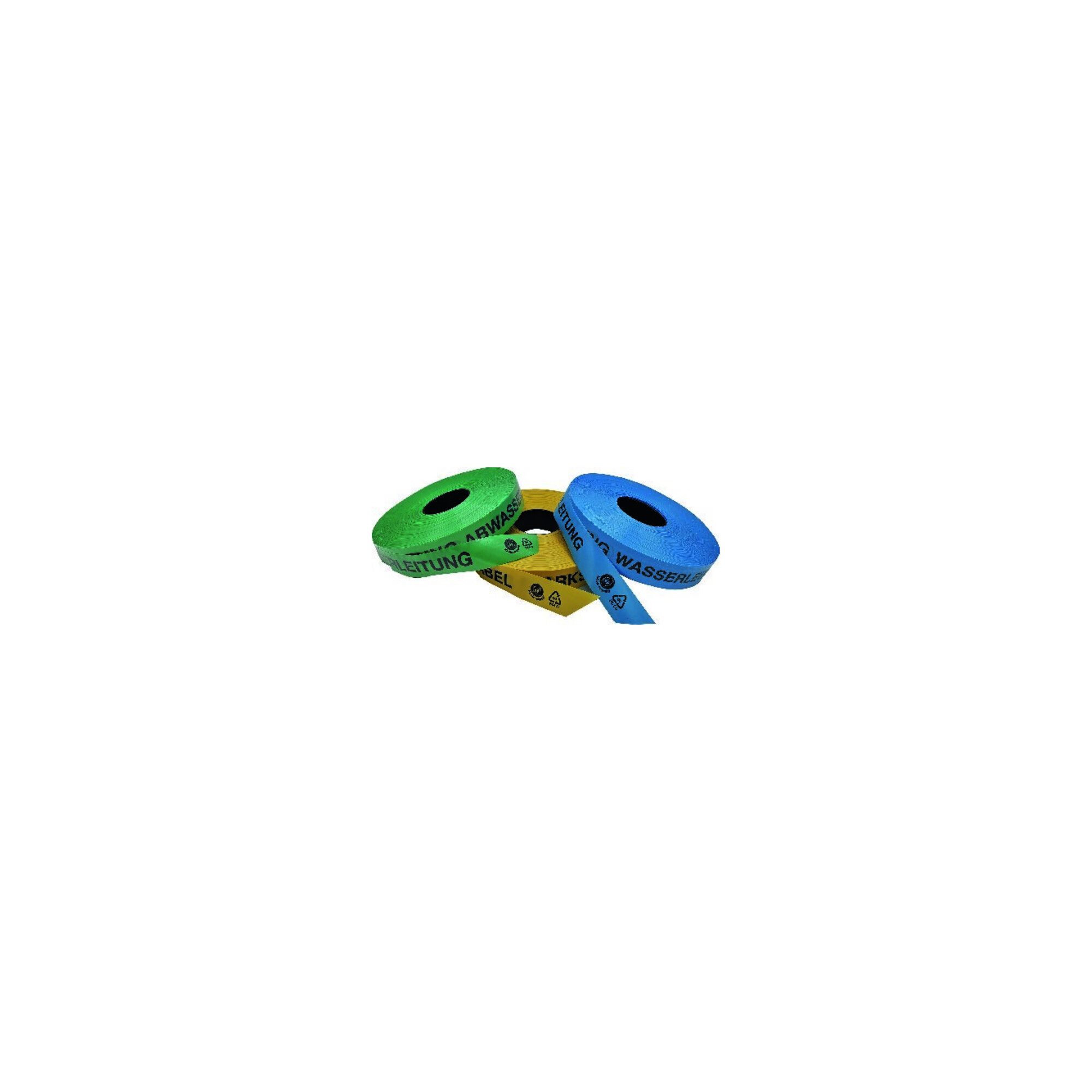 Kelmaplast Absperrband KELMAPLAST Trassen-Warnband 250 m Achtung LWL-Kabel aus mind. 80% Regr