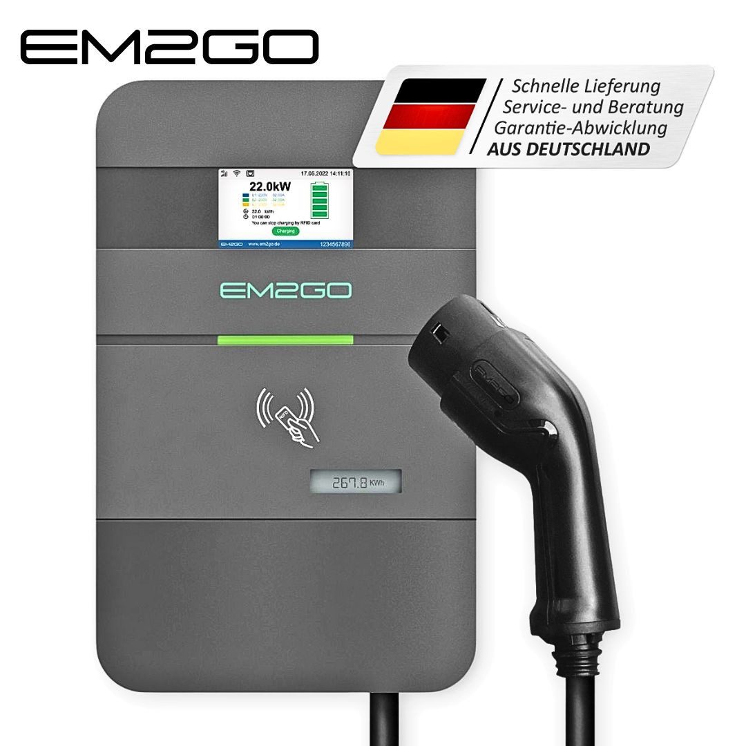 AC Wallbox Pro Power 22kW 7.5m Typ 2 MID Elektroauto-Ladegerät