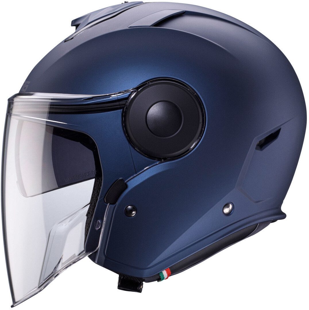 Caberg Motorradhelm Soho Jethelm, vorbereitet für Kommunikationssystem,integriertes Sonnenvisier