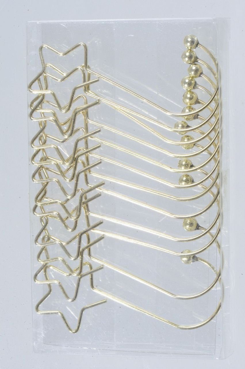 Kaemingk Christbaumschmuck Kaemingk Metallkugelhänger gold 2,1 x 5 cm | Dekohänger