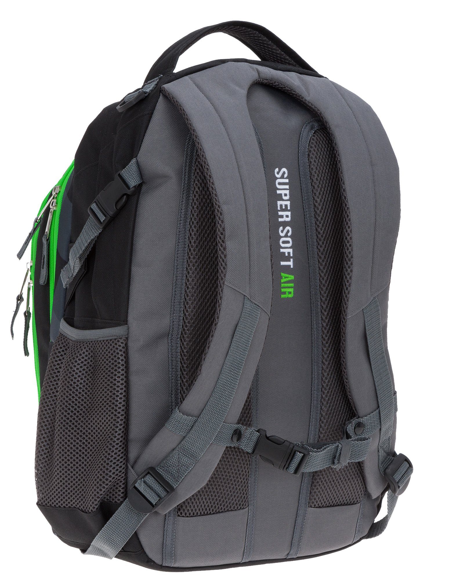 ELEPHANT Schulrucksack Hero Signature Schultasche (Set, 3-tlg., 3 Teile Rucksack Sporttasche Mäppchen Box), Softcase Schulranzen Schulmappe +rsm – Bild 5 von 5