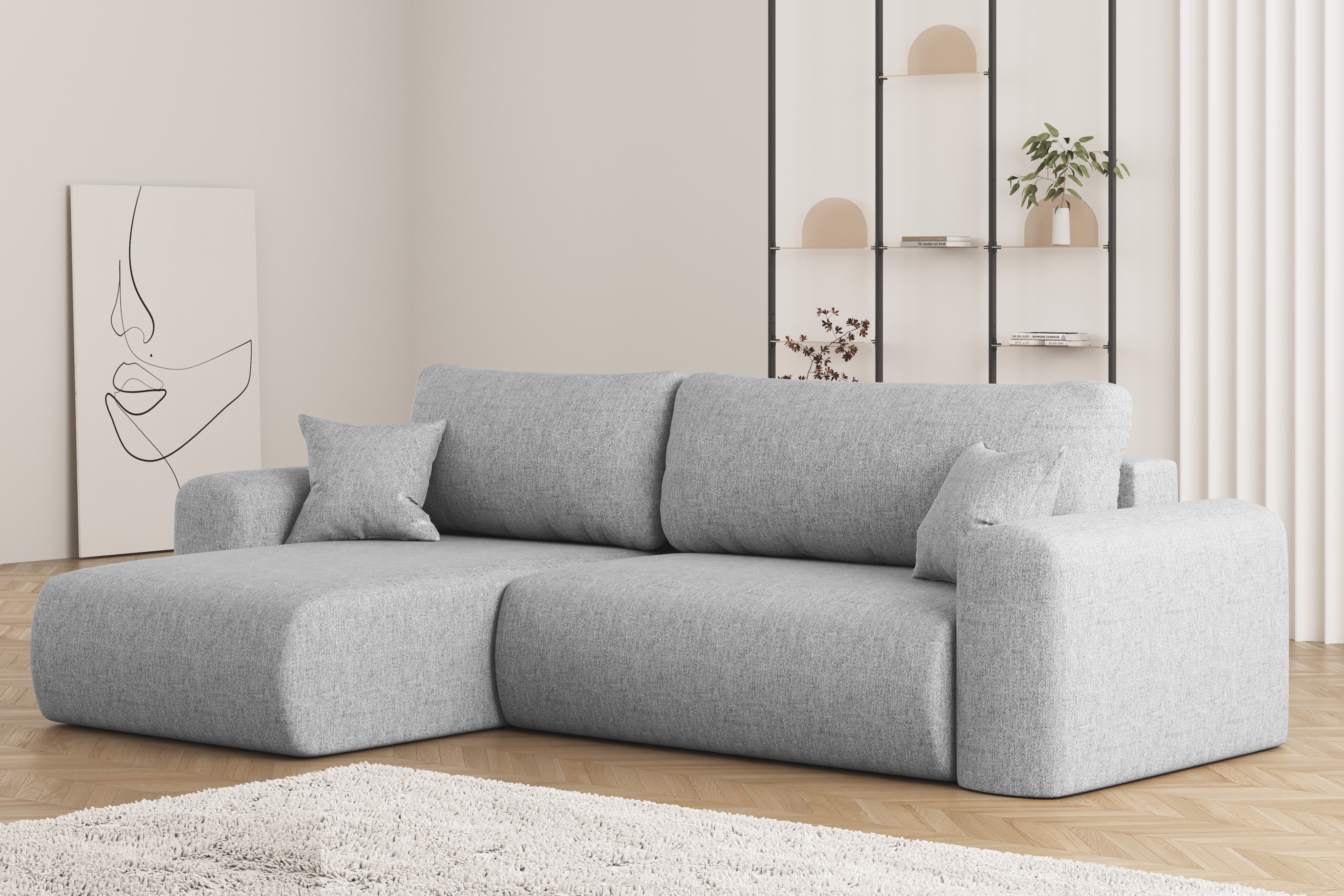 Kaiser Möbel Ecksofa Ecksofa mit Schlaffunktion günstig online kaufen